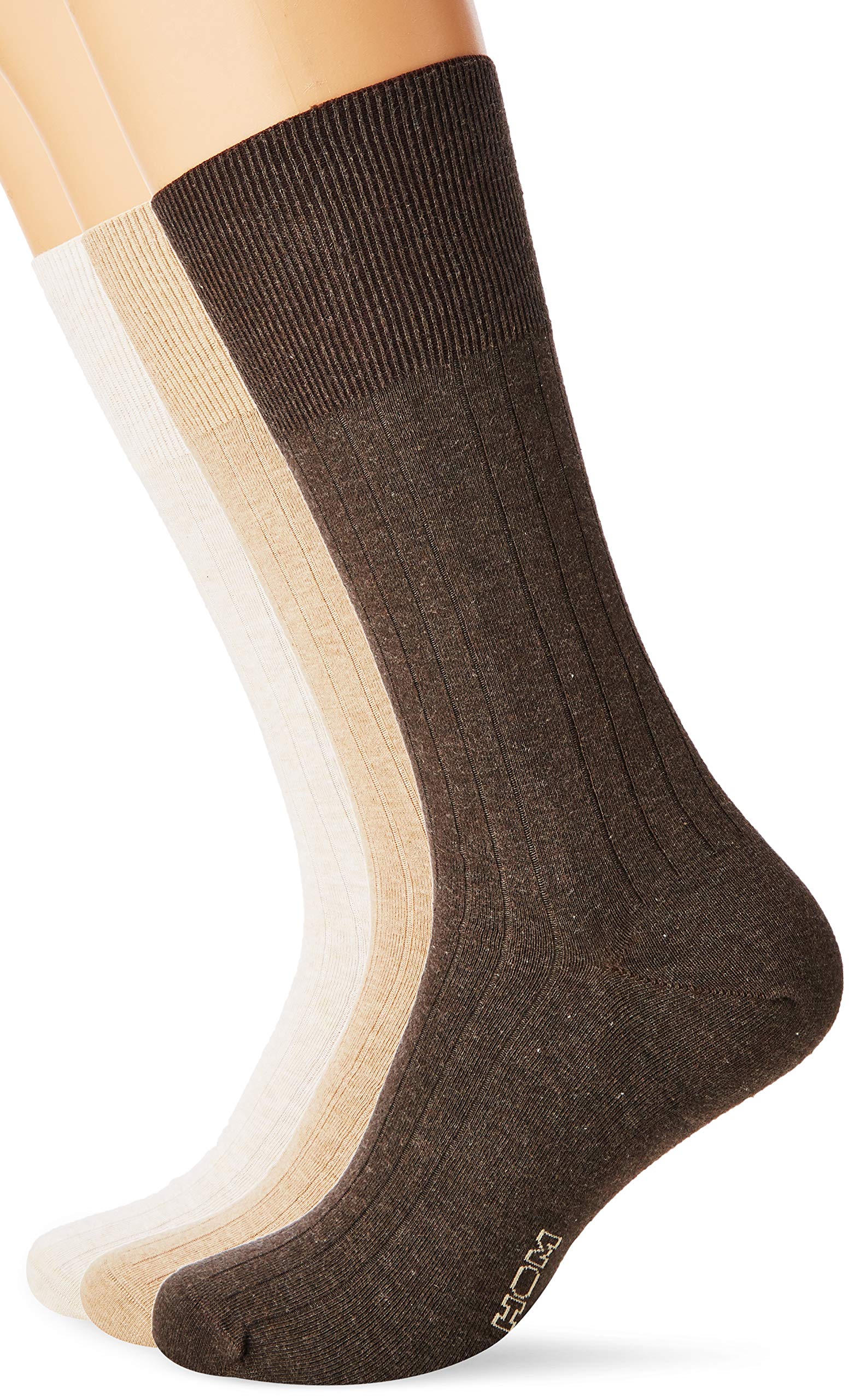 Soft Cotton Socks 3-Pack for Men & Women - Breathable Comfort Crew Socks for Everyday Wear, Sports & Work