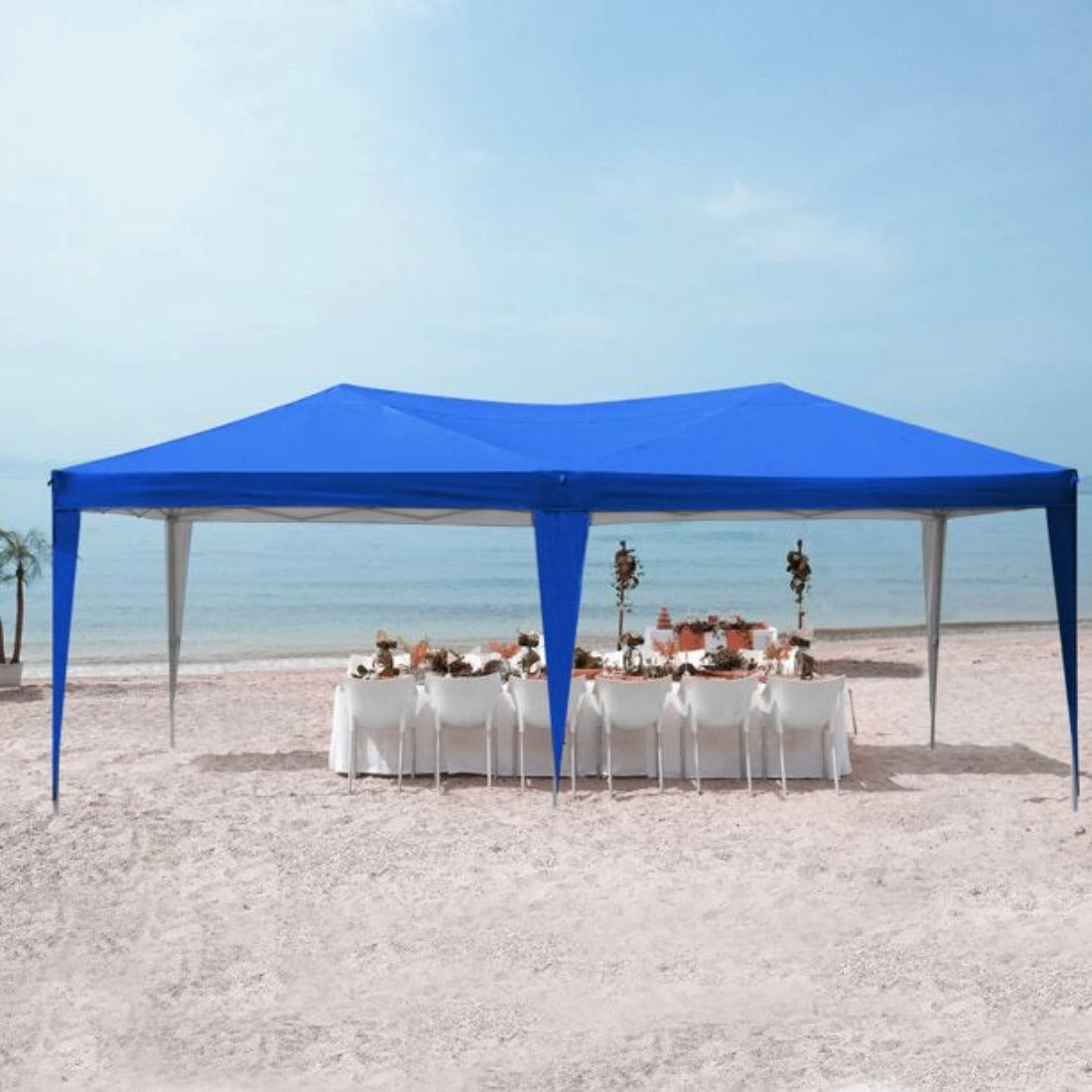 Quictent 10' x 20' EZ Pop Up Canopy Tent - Instant Shelter for Outdoor Events, Parties, Camping & Beach - Waterproof & UV Protection