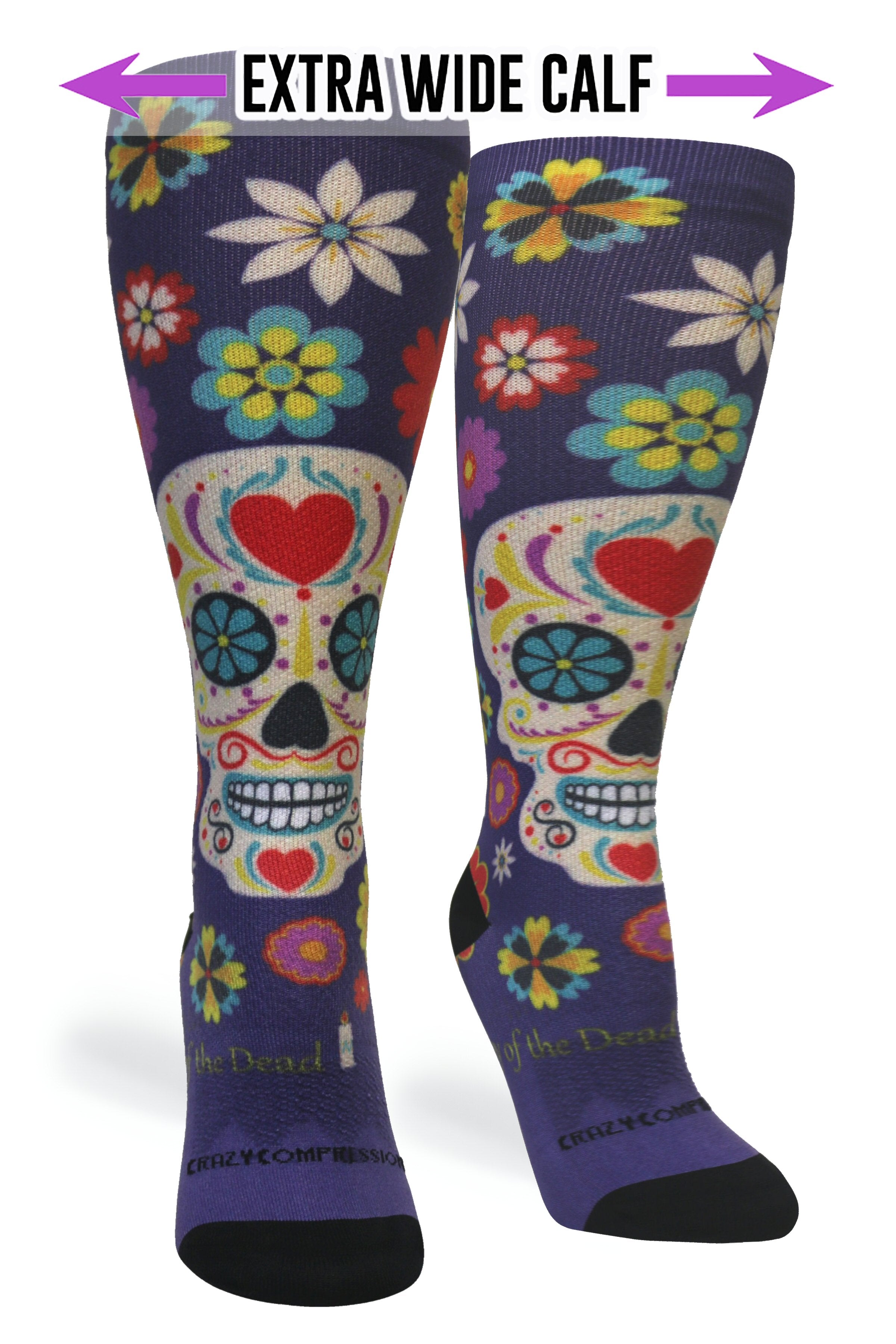 Calavera Purple Women's Shoes - Comfortable & Stylish (Standard & Extra Wide Sizes) - Perfect for Casual Wear, Work & Everyday Outfits