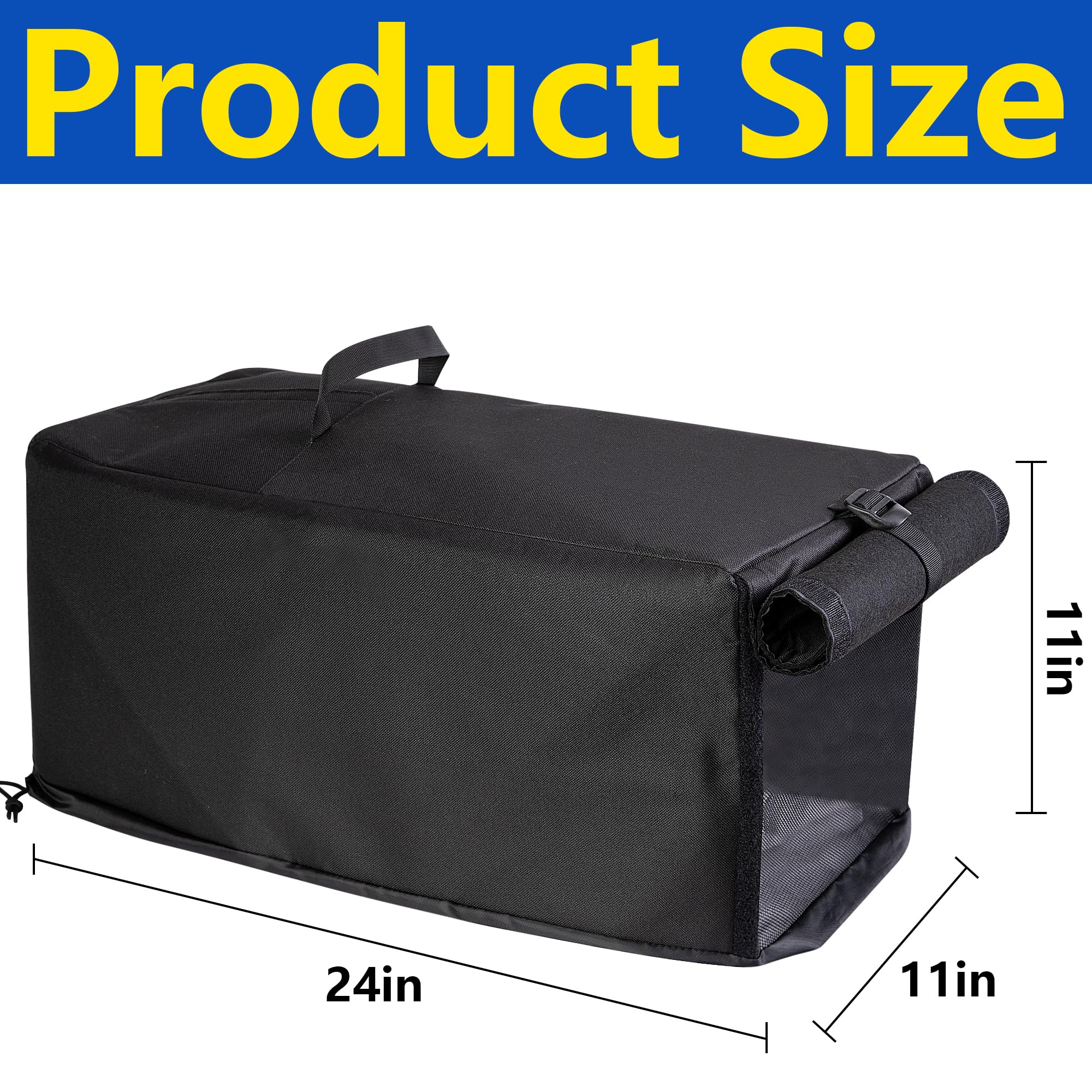 **Adnee 3-Layer Waterproof Pool Heat Pump Cover – 24x11x11 Inch Heavy-Duty Heater Cover for Outdoor Pool Pump Units – Protects Against Weather, Debris & UV Rays – Ideal for Winter Storage & Year-Round Protection**