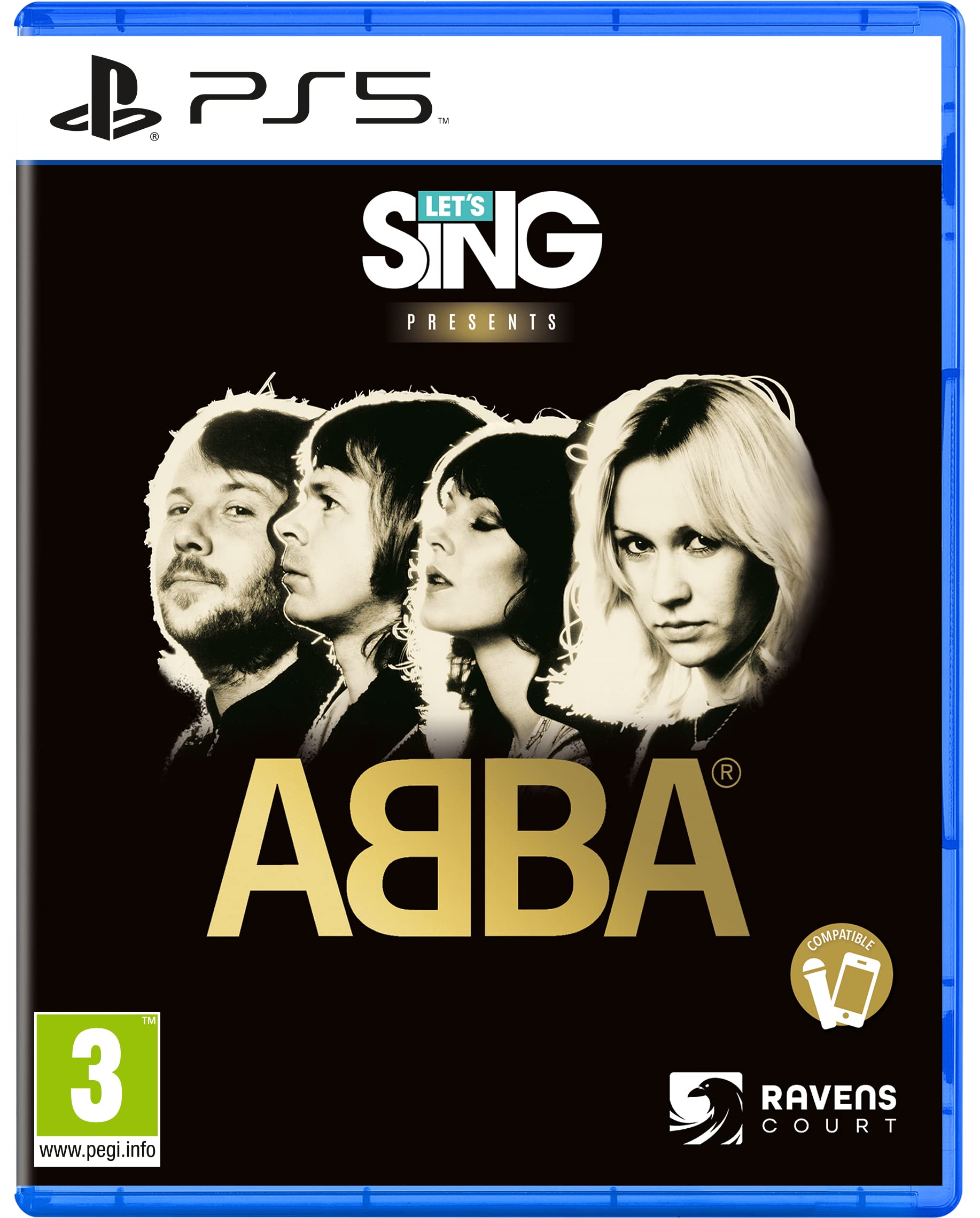 Let's Sing ABBA with Microphone for PS5 - Fun Family Karaoke Game | Perfect for Parties & Game Nights