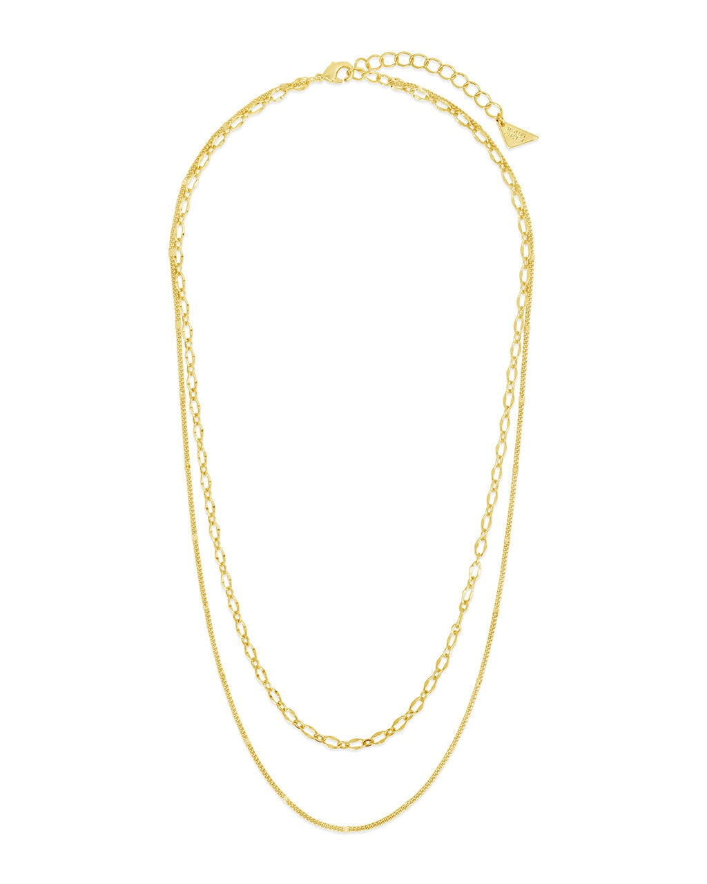 Serenity Layered Chain Necklace for Women - Dainty Gold & Silver Layered Necklace Set, Minimalist Jewelry Gift for Her | Perfect for Everyday Wear, Date Nights & Special Occasions
