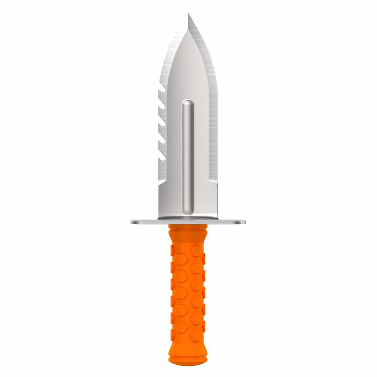 Quest Diamond Digger Tool with Left Side Serrated Blade & Camo Pouch - Perfect for Gem Hunting, Metal Detecting and Outdoor Adventures