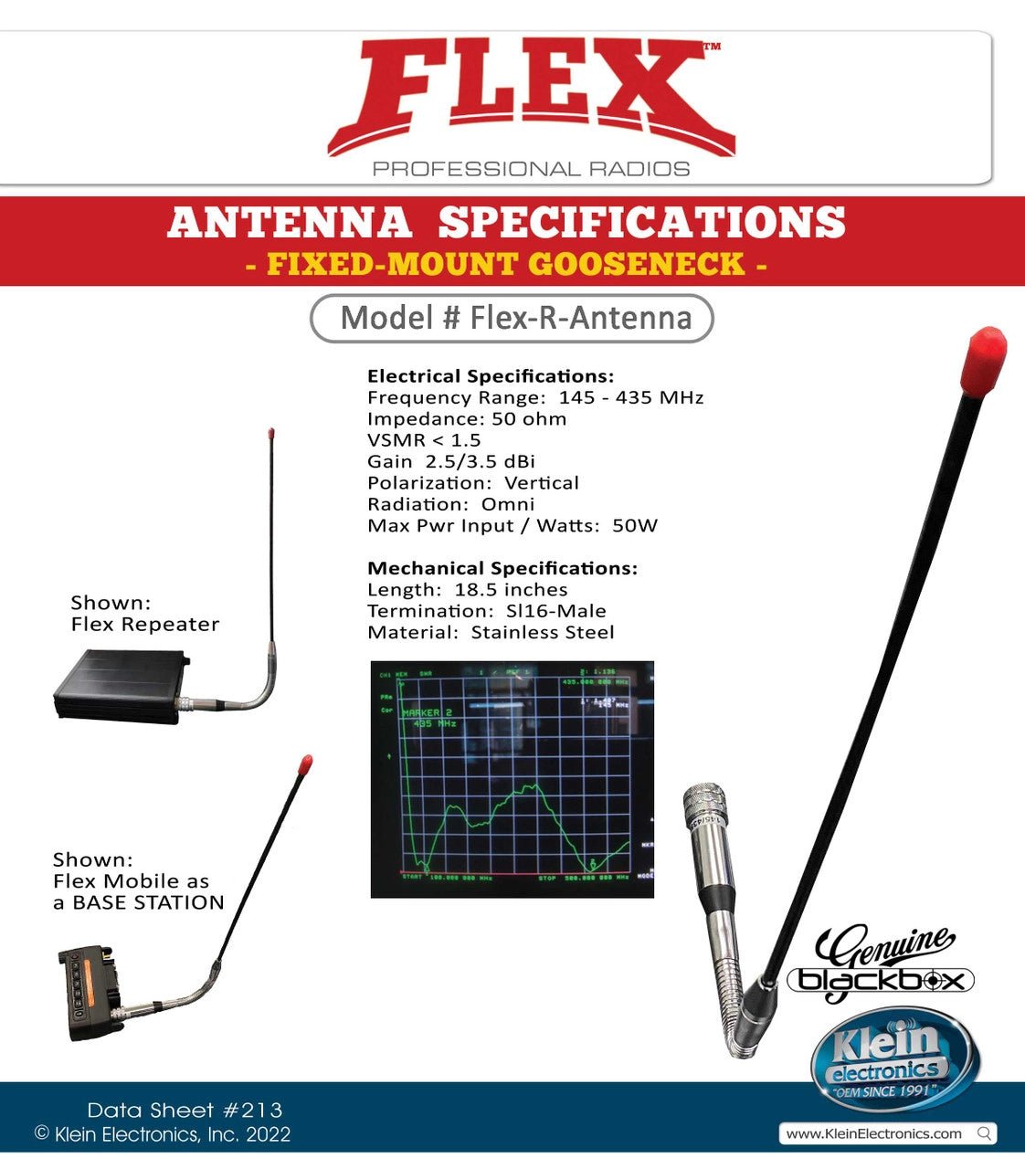 Blackbox Flex Repeater Antenna - High Gain Signal Booster for Cell Phone & WiFi - Perfect for Home, Office, RV & Outdoor Adventures