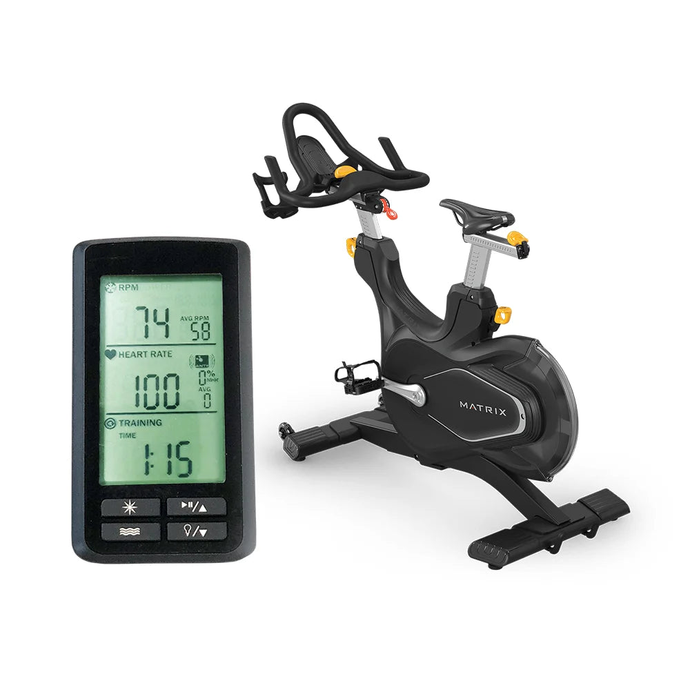 Matrix CXC Indoor Exercise Bike with LCD Monitor - Perfect for Home Gym, Cardio Workouts & Fitness Training