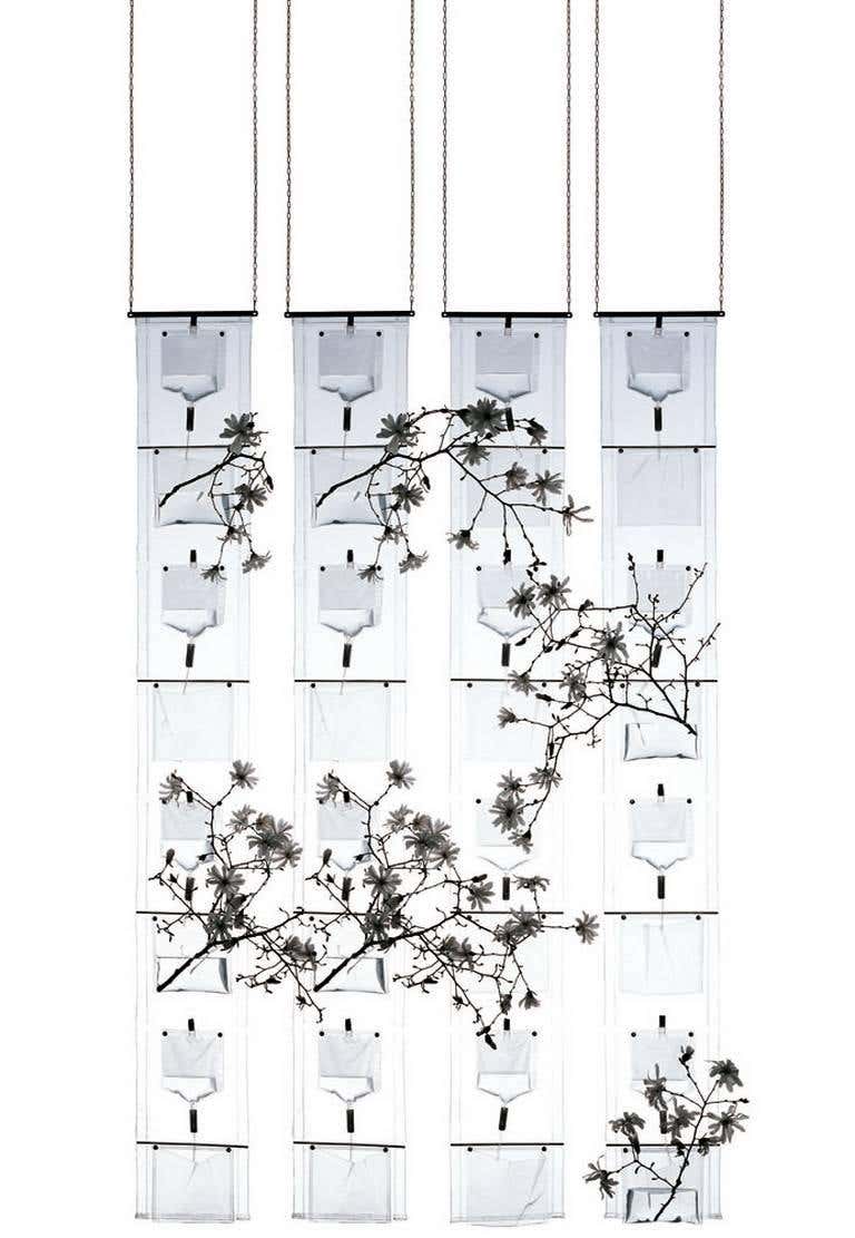Driade Erbale Modern Plant Holder - Stylish Indoor & Outdoor Hanging Planter for Home Decor, Balcony, Garden, and Office Spaces