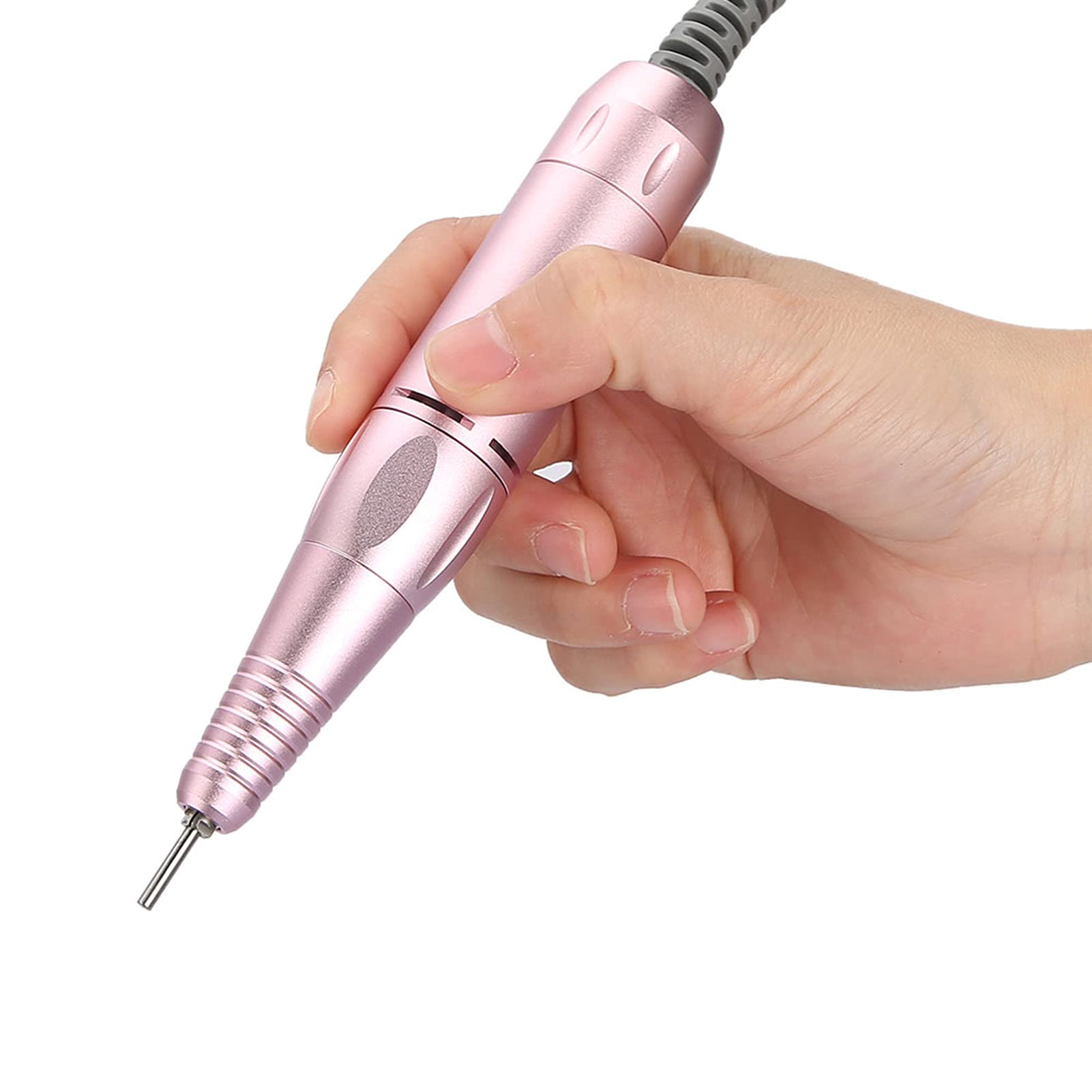Professional 4-in-1 Electric Nail Drill Kit with LED Nail Lamp & Dust Collector - 30000 RPM Nail Grinding Machine for Acrylic & Gel Nails - Perfect for Salon & Home Manicure/Pedicure (Black)