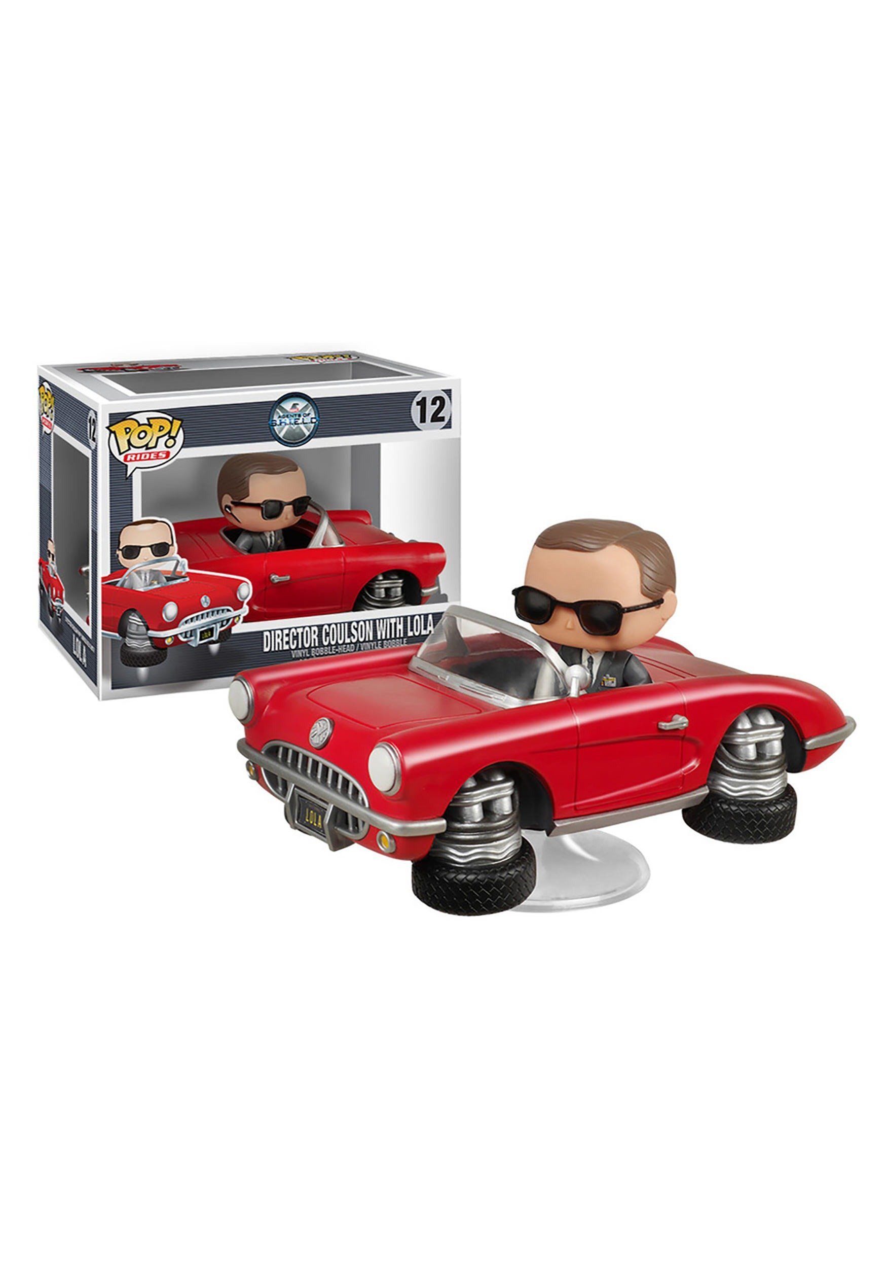 Funko POP Rides: Marvel Agents of S.H.I.E.L.D Lola Collectible Action Figure - Perfect for Marvel Fans & Comic Book Collectors (Great Gift for Birthday, Christmas & Display)