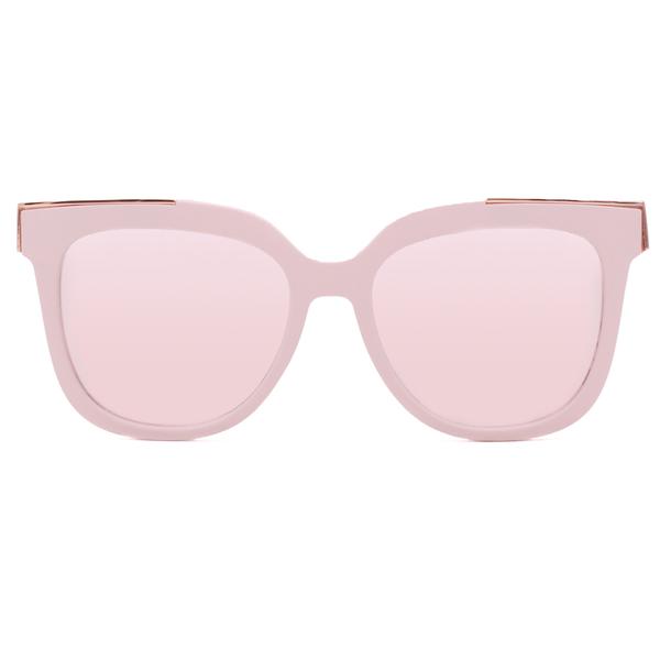Coco Rose Gold Frame & Lens Wayfarer Sunglasses for Women - Stylish UV Protection Shades for Beach, Driving, and Outdoor Fashion