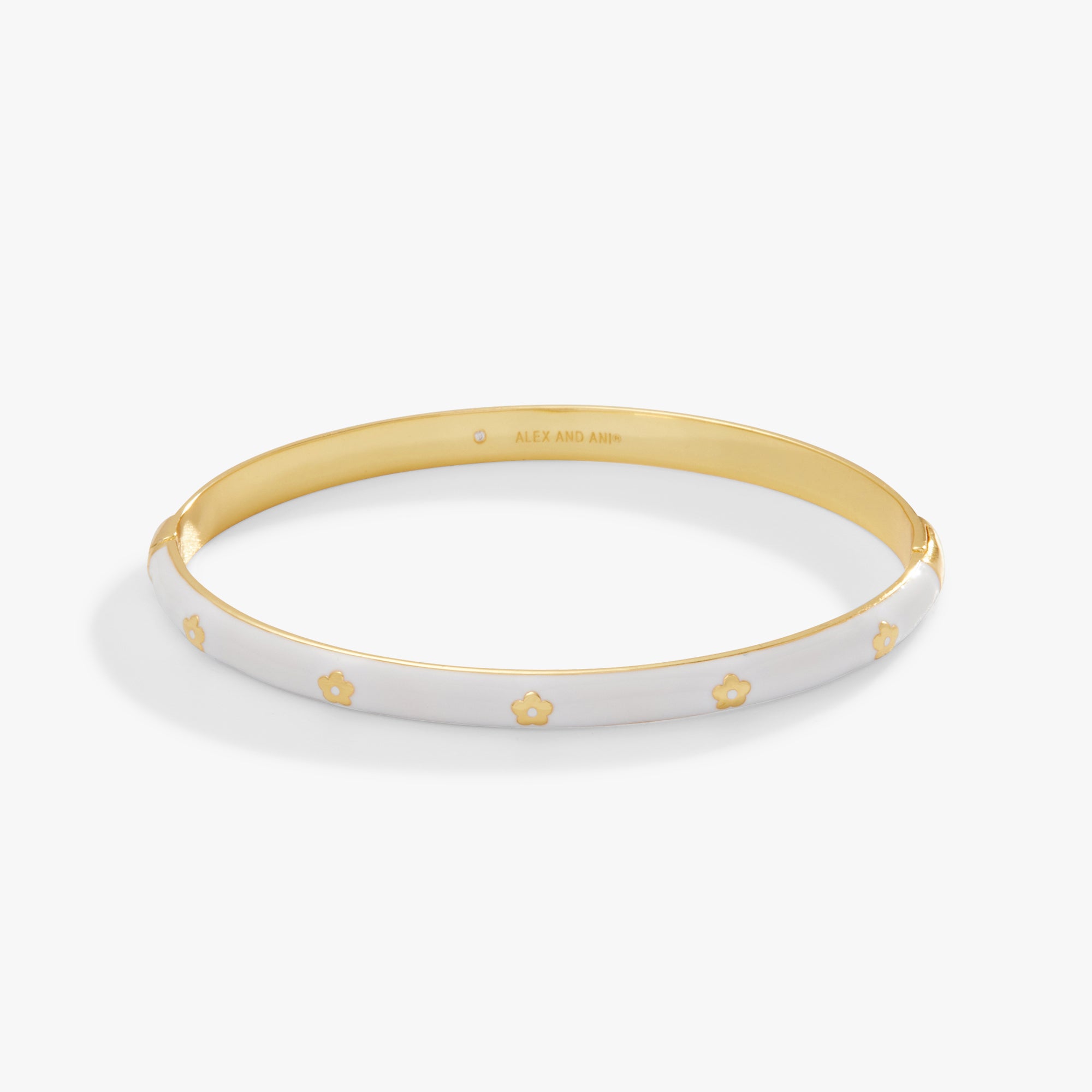 Daisy Hinge Bangle Bracelet - Elegant Floral Jewelry for Women | Perfect for Weddings, Parties & Everyday Wear
