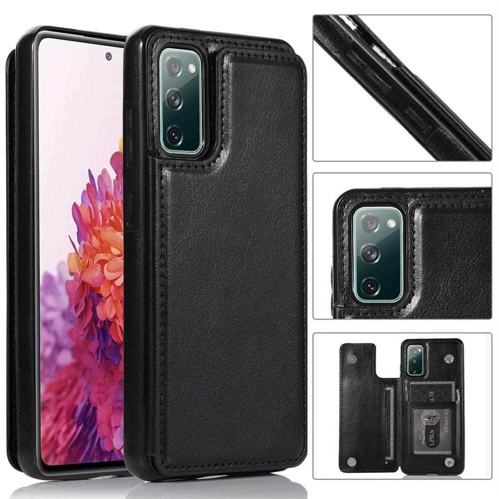 Samsung Galaxy S22 Flip Wallet Case - Premium Leather Cover with Card Holder & Stand for Daily Use & Travel