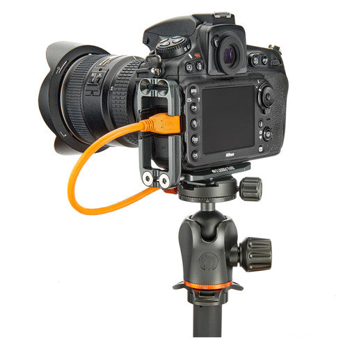 3 Legged Thing Ellie PD Universal L Bracket - Compatible with Peak Design Capture - Metallic Slate Grey - Perfect for DSLR & Mirrorless Camera Mounting & Tripod Use