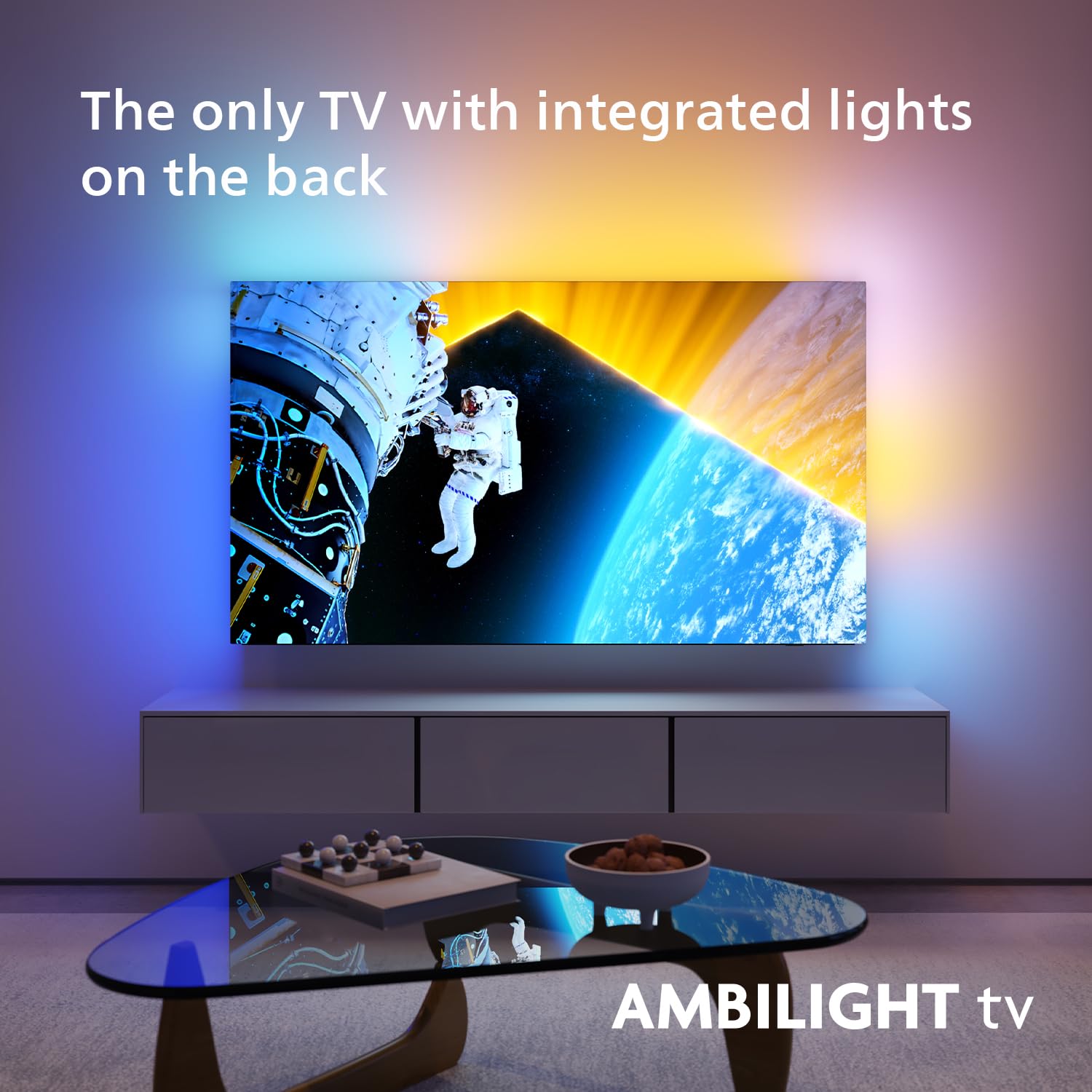 Philips Ambilight 48OLED809 48-inch 4K OLED Smart TV with P5 AI Perfect Picture Engine | Ultra HD Google TV, Dolby Vision & Atmos | Alexa & Google Assistant Compatible | Perfect for Home Theater & Gaming Setup