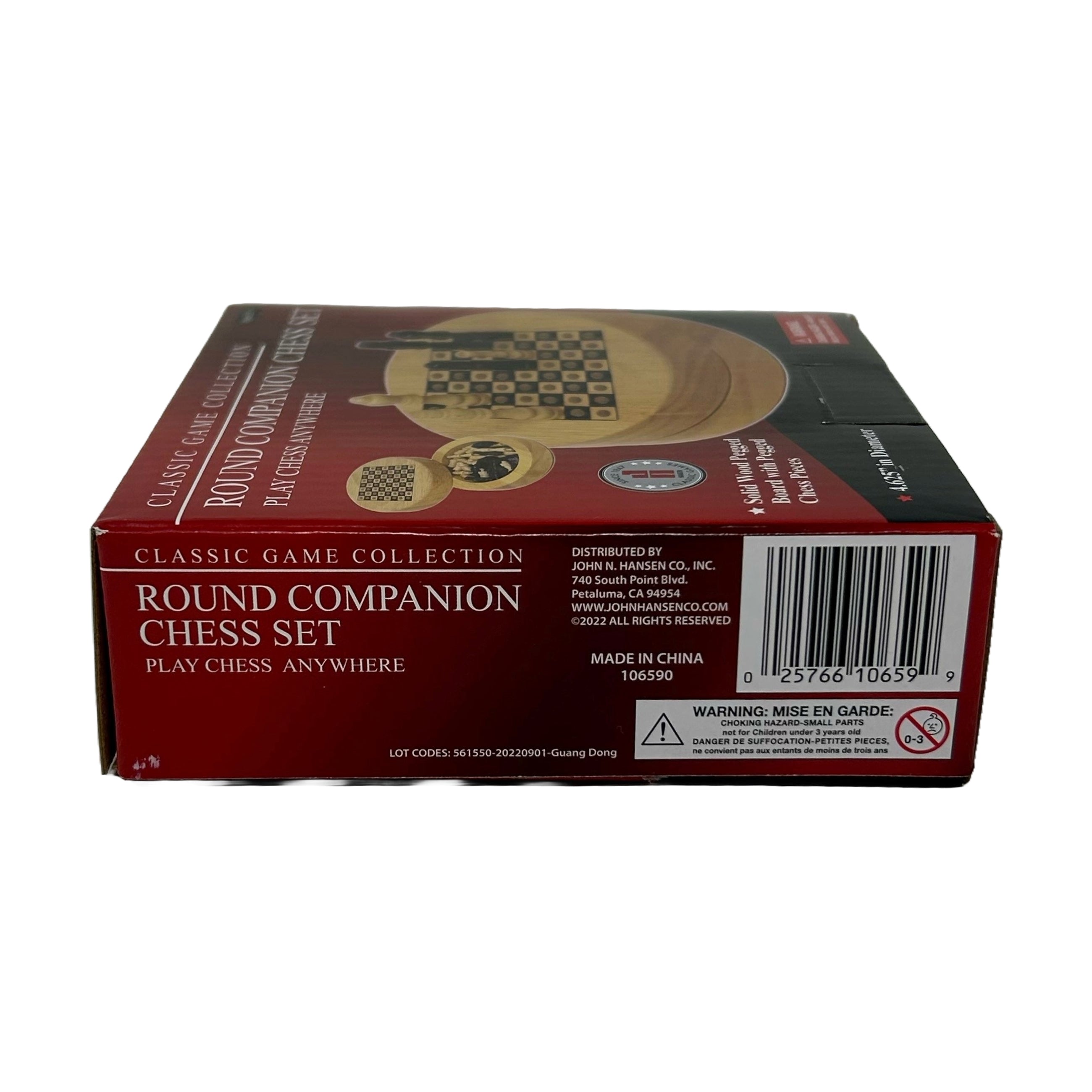 Classic Round Chess Set - Portable Travel Edition for Adults & Kids - Perfect for Outdoor Picnics, Camping & Family Game Nights