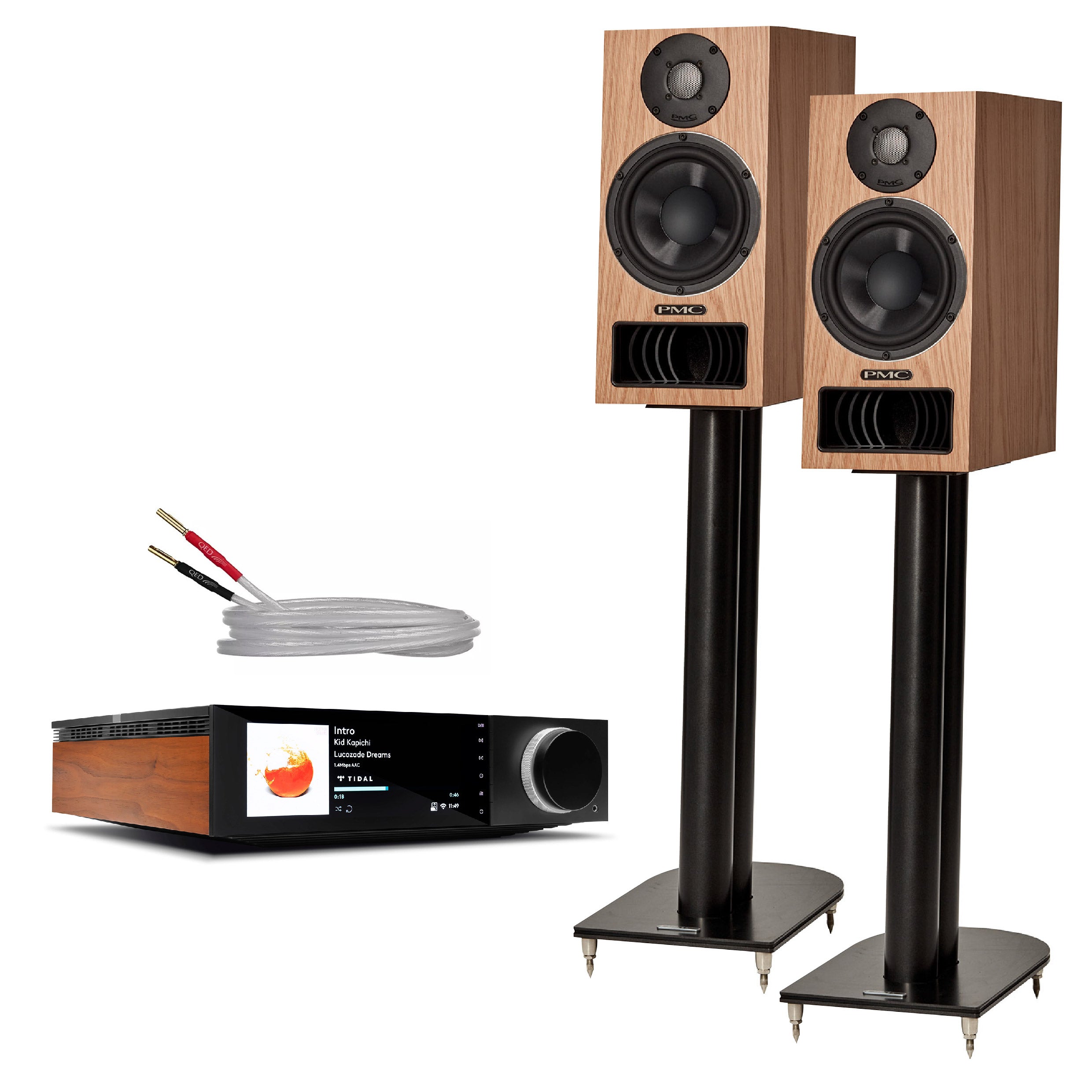 PMC Twenty5 22i Bookshelf Speakers & Hi-Fi Amplifier Bundle - Premium Home Audio System for Music Lovers & Audiophiles - Perfect for Living Room, Home Theater & Studio Listening