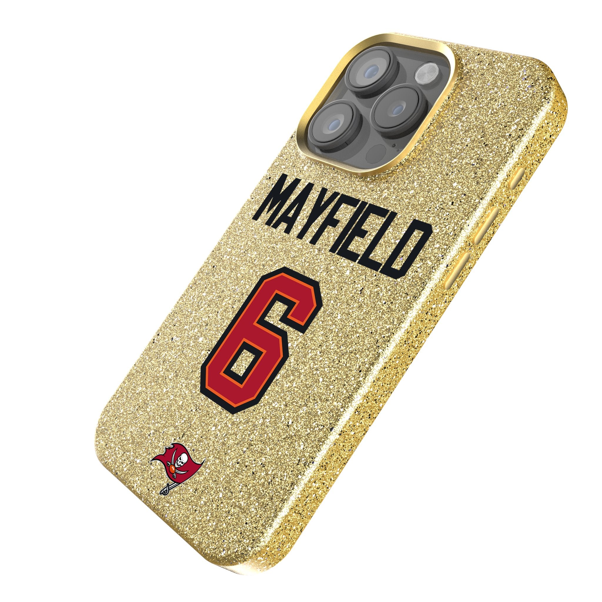 Baker Mayfield Tampa Bay Buccaneers Glitter Rhinestone Phone Case for iPhone & Samsung - Perfect for Game Day & Football Fans