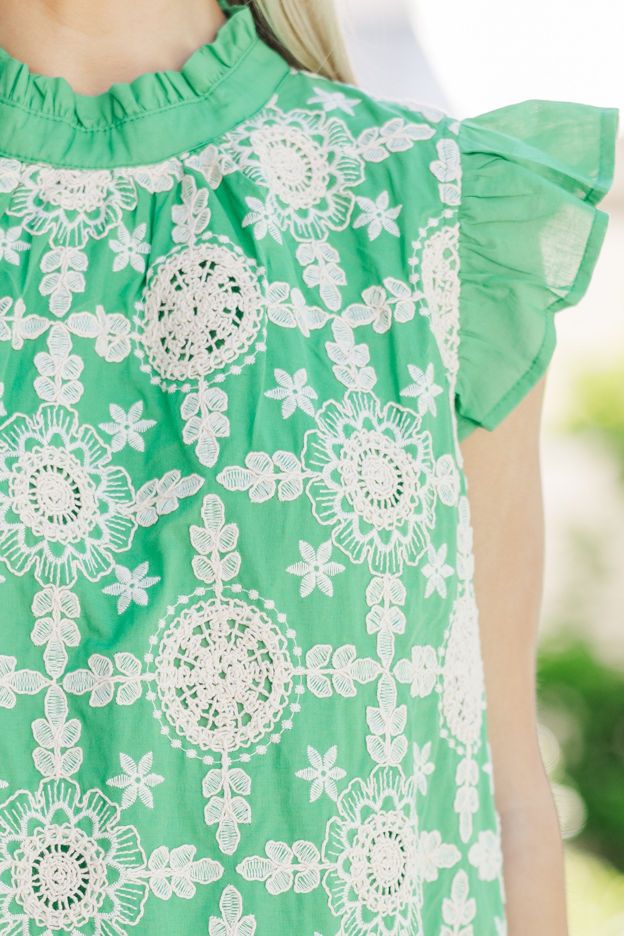 Elegant Green Embroidered Maxi Dress for Women | Boho Summer Beach Dress | Perfect for Weddings, Vacations & Outdoor Events