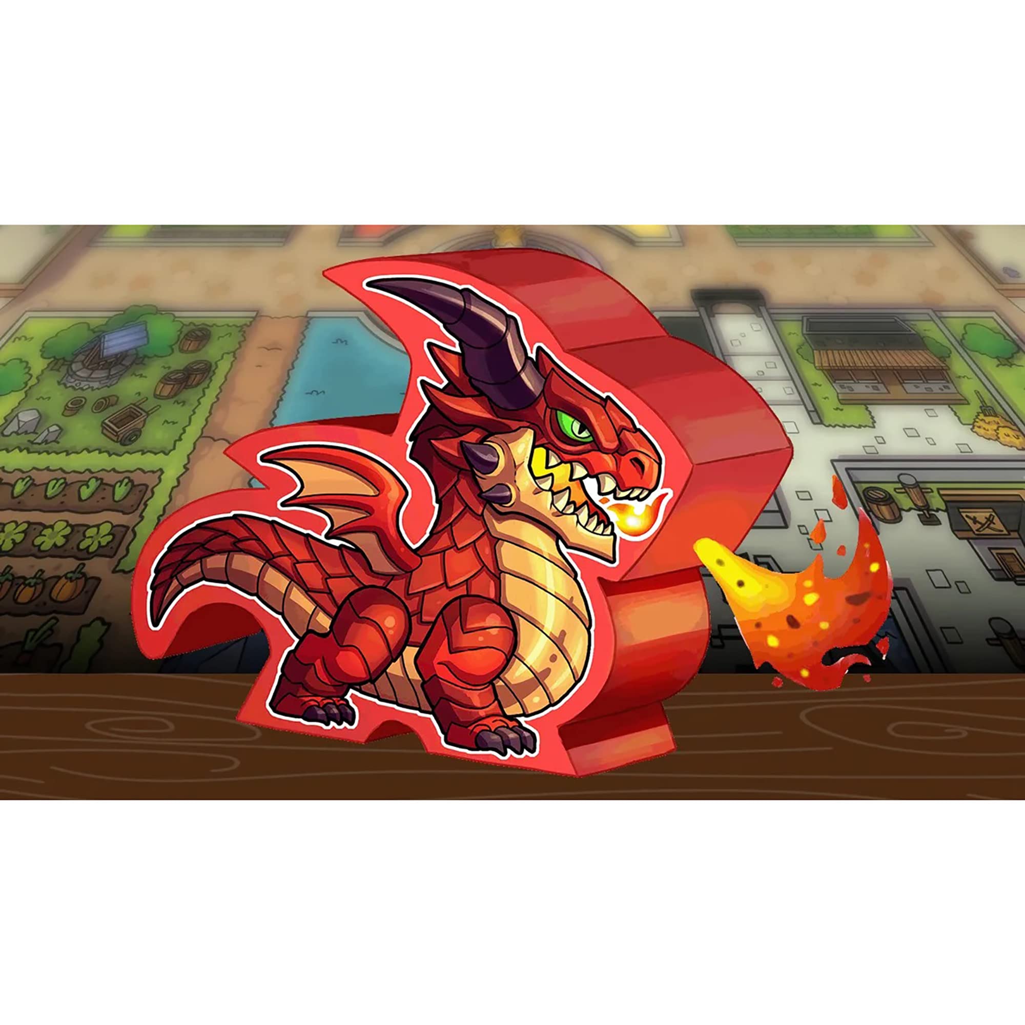 AEG Meeples & Monsters - Fantasy Strategy Board Game for 2-4 Players | Build Your Bag, Train Warriors & Defend the Town | Perfect for Game Nights & Fantasy Lovers | Ages 14+