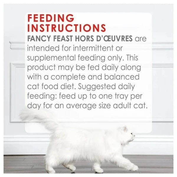 Fancy Feast Flaked Tuna Cat Food Appetizer - Grain Free Wet Cat Treats for Adult & Senior Cats - Perfect for Special Occasions & Mealtime Toppers