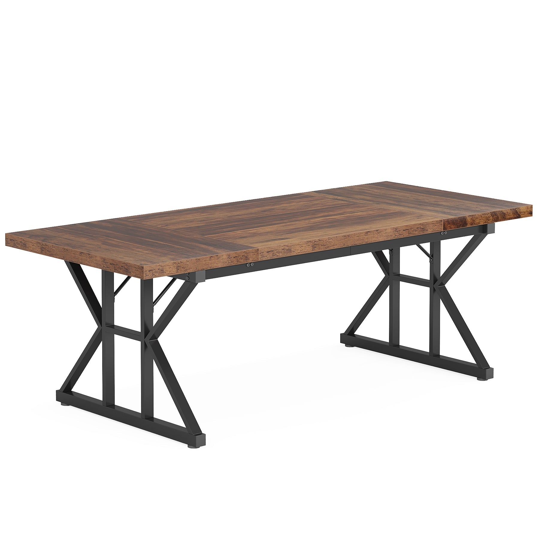 Solid Wood Farmhouse Dining Table - 70.8