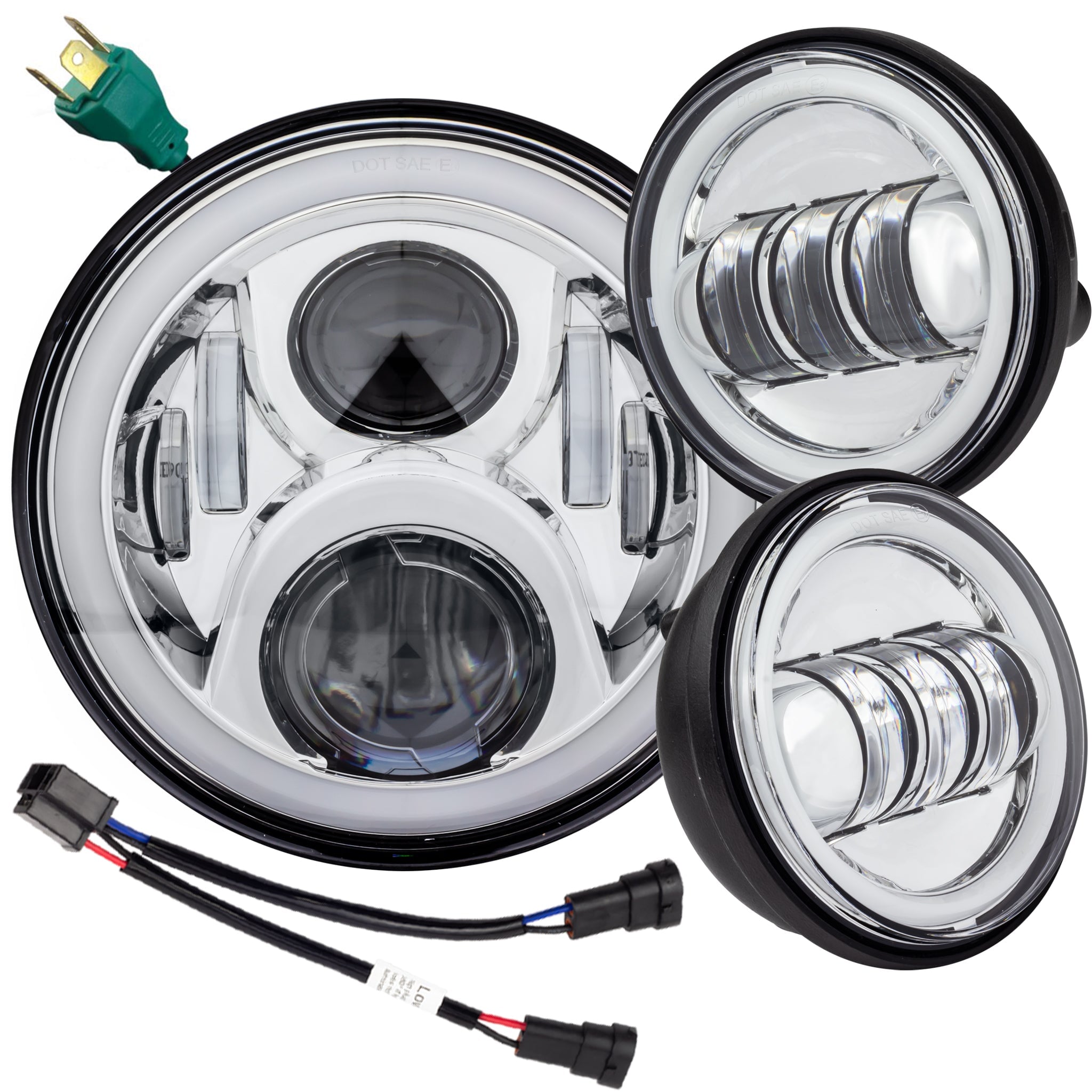 Eagle Lights 7 LED Headlight & 4.5