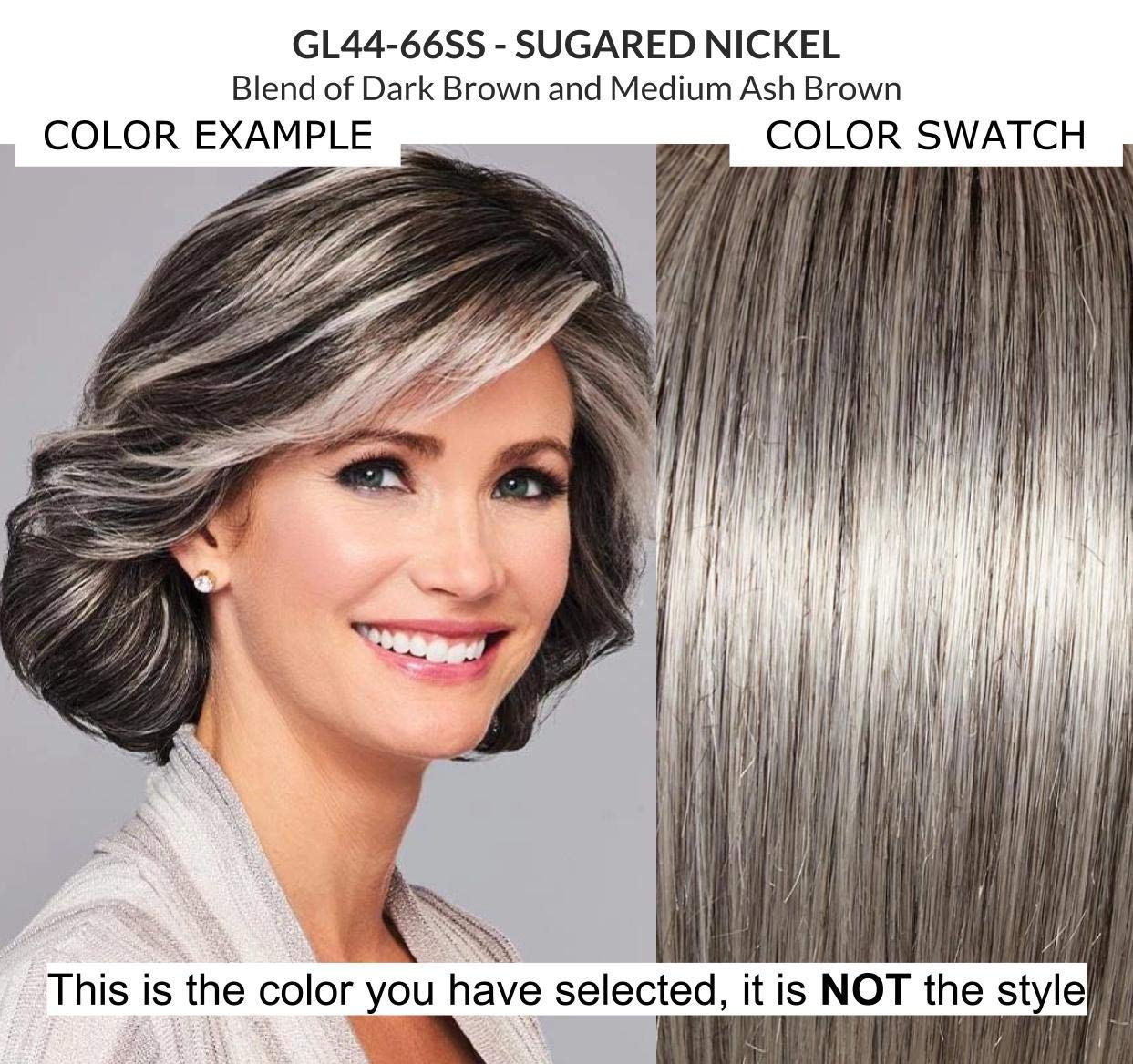 Gabor Wigs Debutante Wig GL44-66SS Sugared Nickel - 6.5