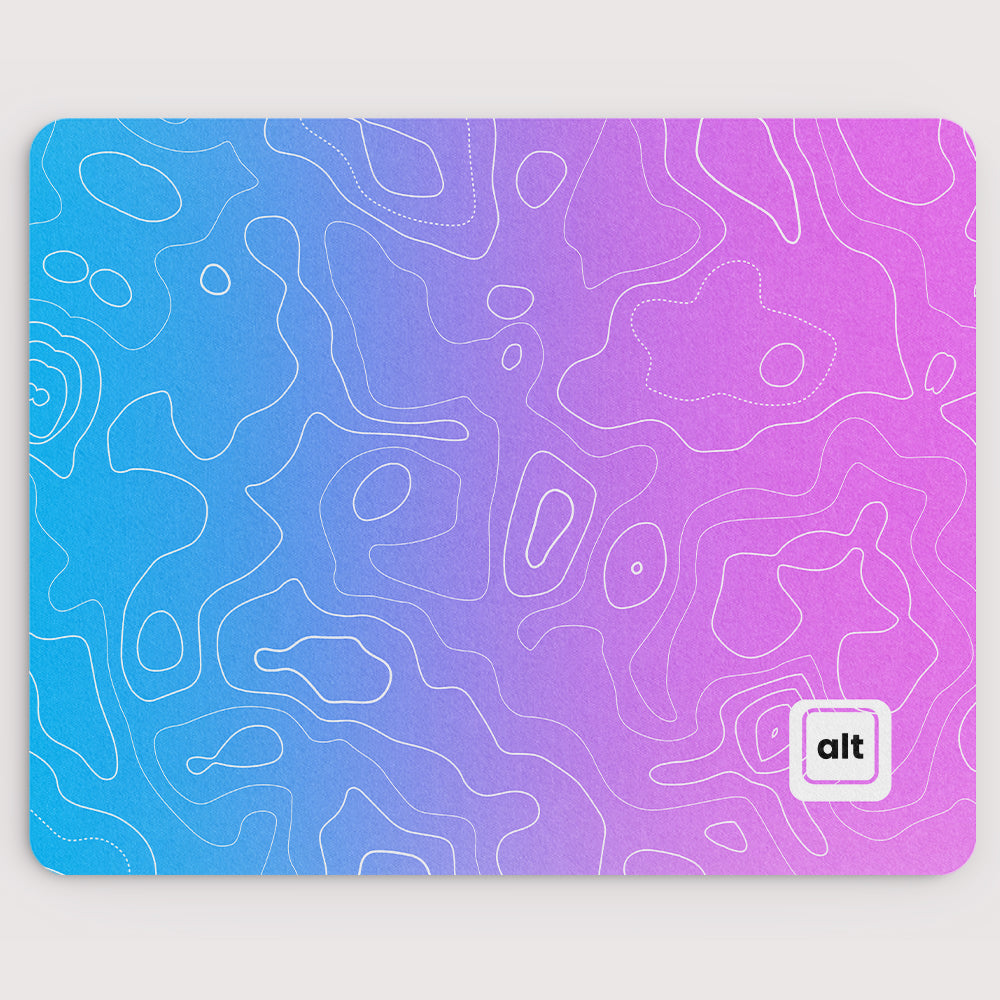 Premium Damascus Cotton Candy Mouse Pad - Ultra-Smooth Gaming & Office Surface - Non-Slip Base for PC, Laptop & Workstation - Perfect for Gamers, Graphic Designers & Office Professionals