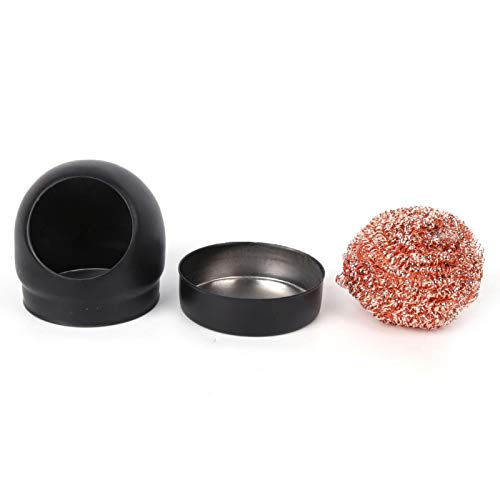 Premium Welding Tip Cleaner - Soldering Iron Tip Cleaner with Scourer Balls for Efficient Cleaning | Durable Industrial Welding Tool for Professional & DIY Use | Perfect for Welding, Soldering & Metalwork Projects