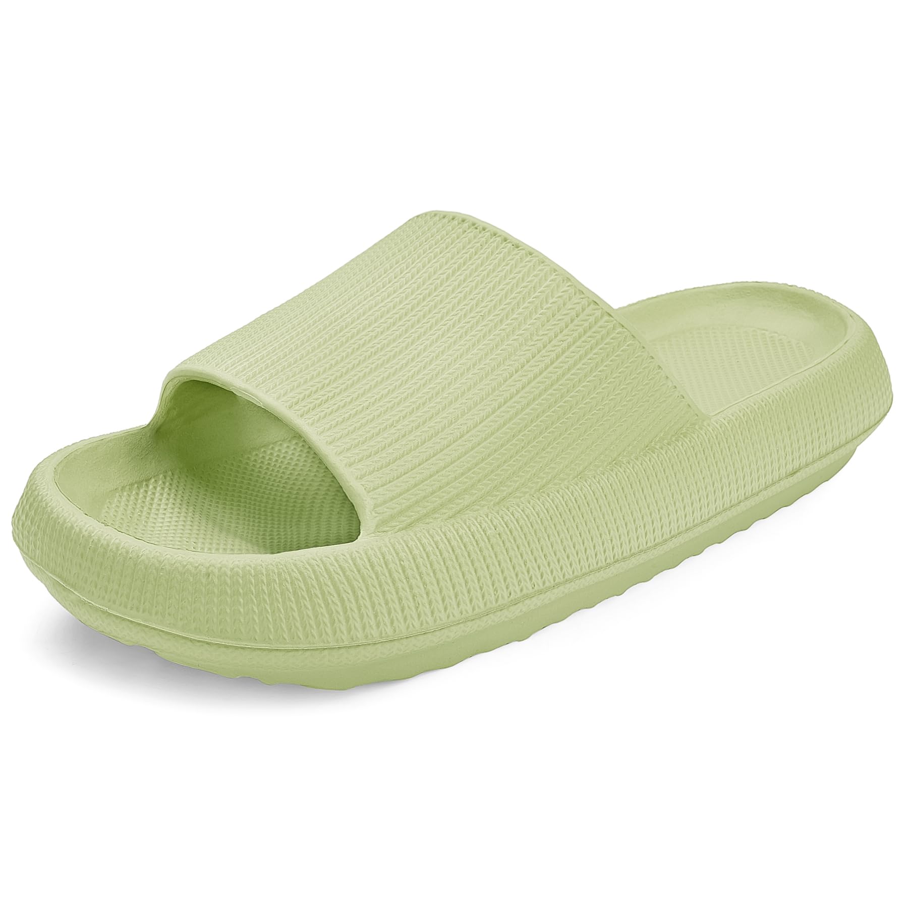 VONMAY Cloud Slides for Men & Women - Quick Drying Shower Slippers with Non-Slip Cushioned Thick Sole - Comfortable Pillow Sandals for Home, Pool, Beach & Spa Use
