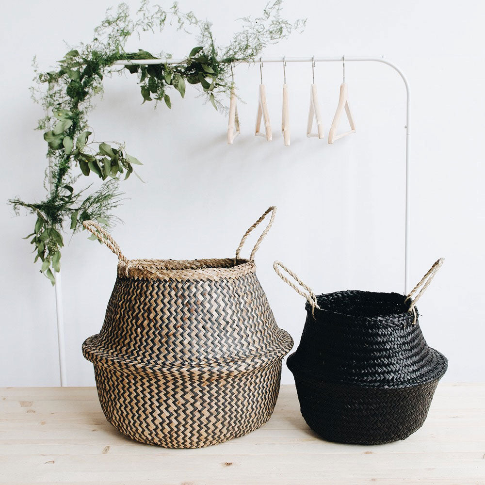 Collapsible Rice Basket - Foldable Storage Container for Rice, Grains & Dry Food - Perfect for Kitchen Pantry Organization & Space Saving