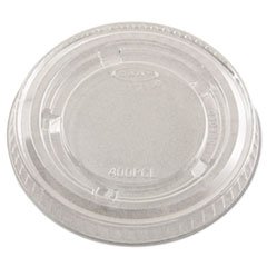 Dart Portion/Souffle Cup Lids - Clear Plastic Lids for 3.25-5.5Oz Cups (2500/Carton) - Perfect for Catering, Food Service & Takeout Containers