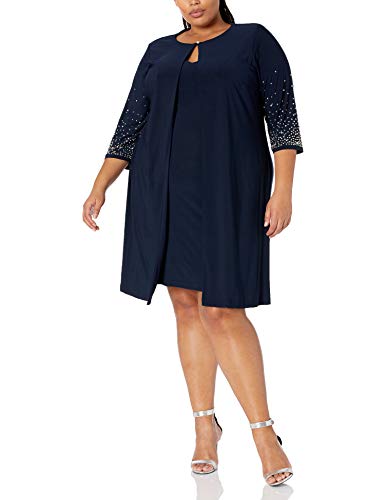 Navy Beaded