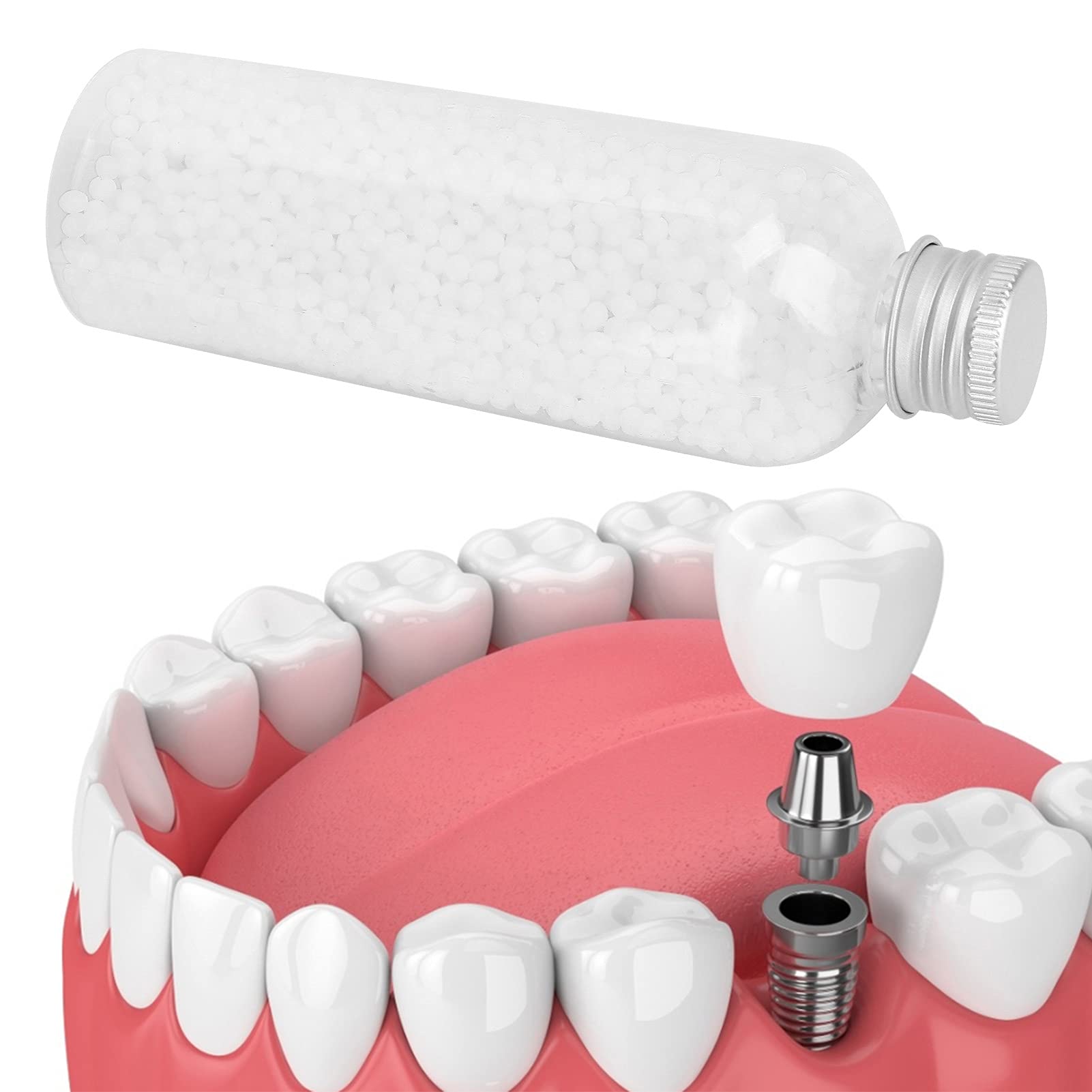 Professional Tooth Filling Beads - Safe, Eco-Friendly Dental Repair Kit for Teeth Restoration | Compact & Portable for Cosplay, Film Makeup, Halloween Costumes & DIY Dental Projects
