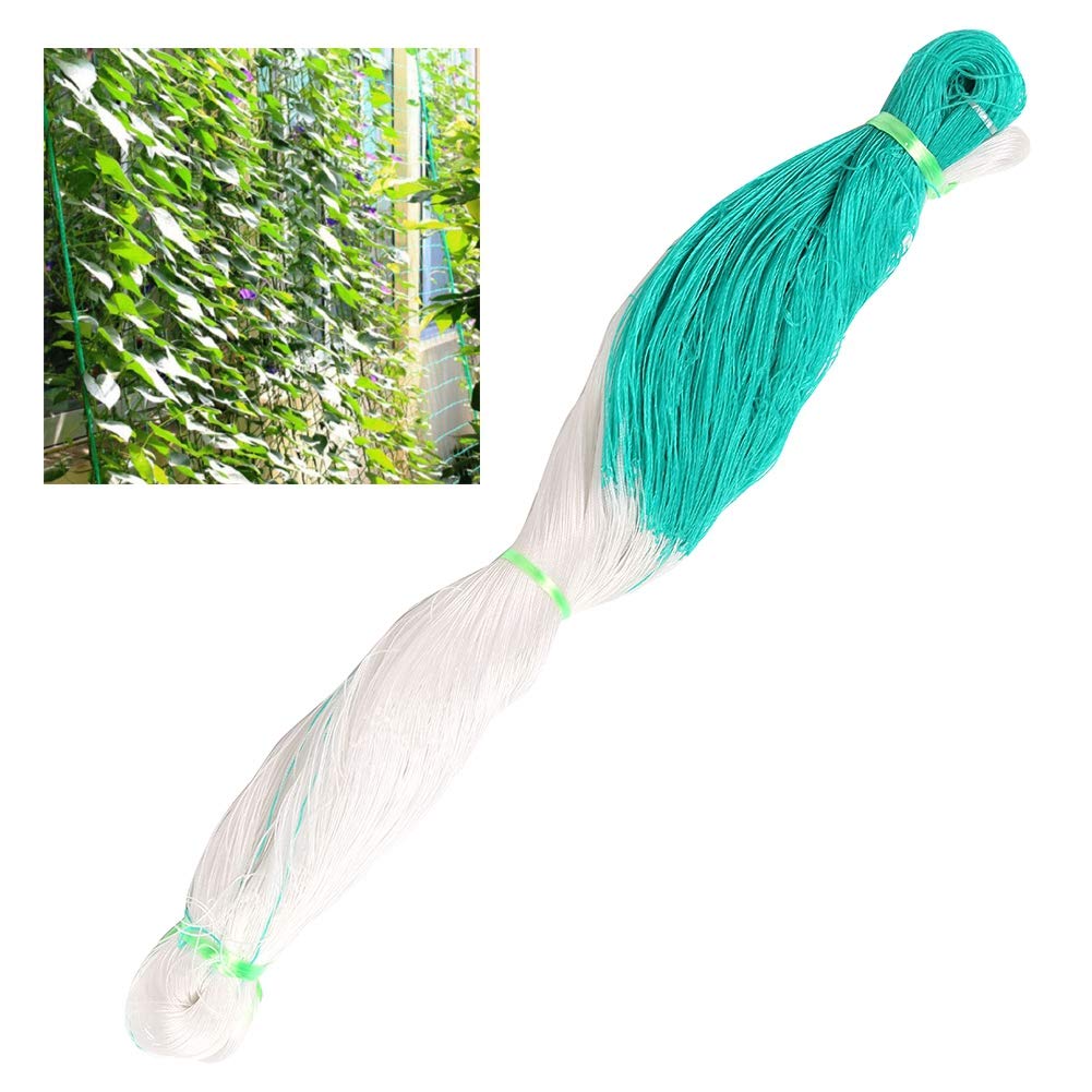 CHICIRIS Heavy Duty Garden Trellis Netting - 2x100m Plant Climbing Support Net Mesh for Cucumbers, Vegetables, Vines | Durable Plant Support for Vertical Gardening, Backyard Farming & Greenhouse Use