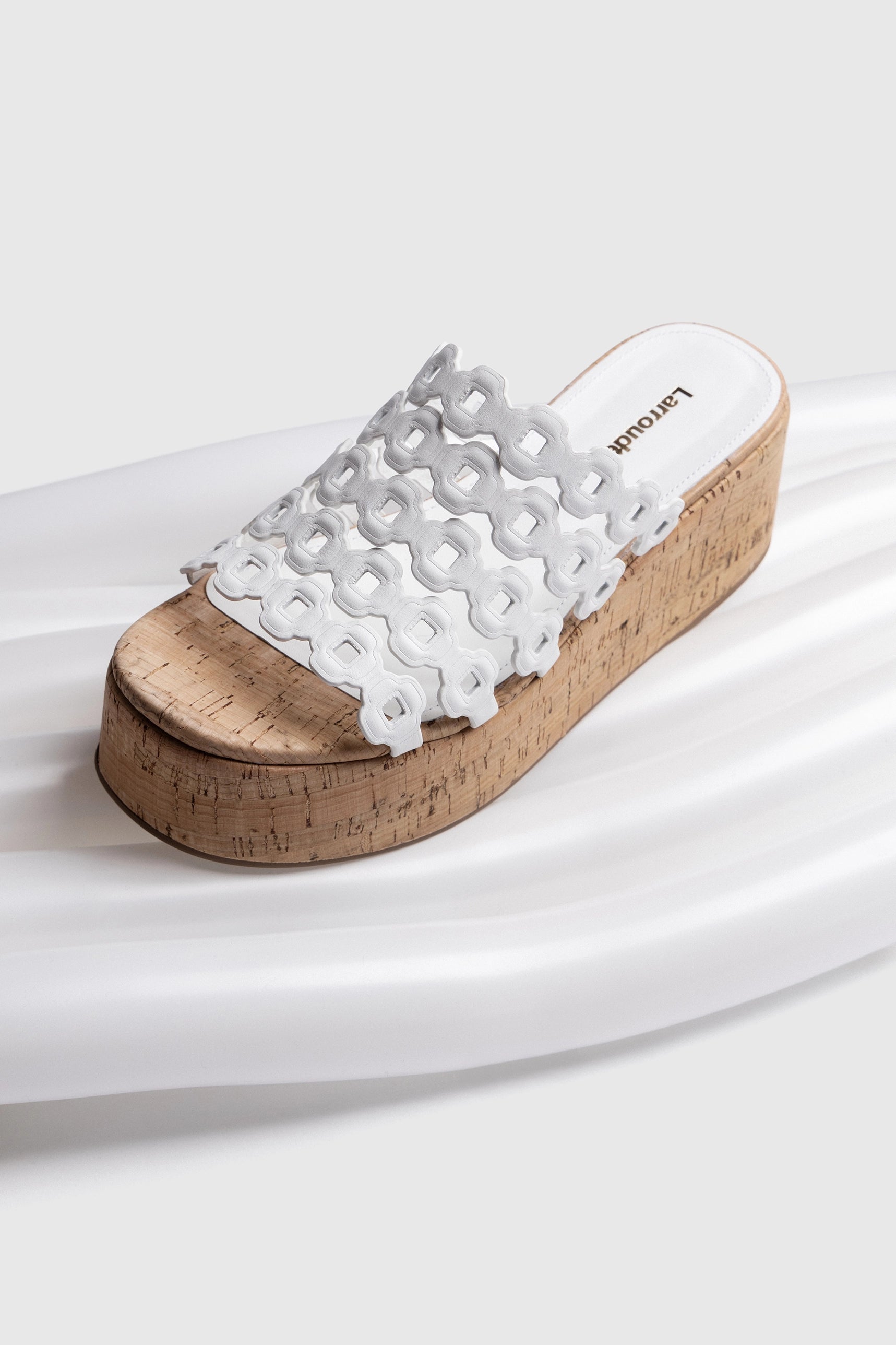 Charli Mule Women's White Leather Slip-On Shoes - Perfect for Casual Outings, Office Wear & Summer Comfort