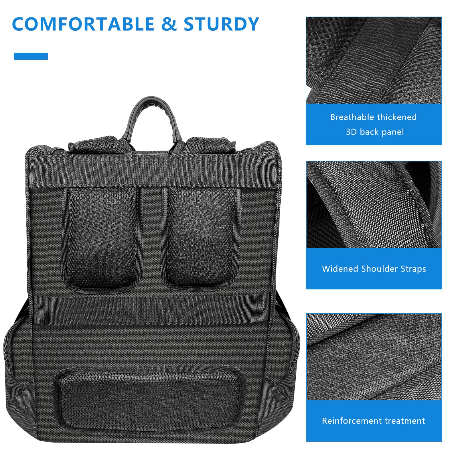 FPVtosky 2-in-1 Large Travel Backpack for PS5 Pro & PSVR2 - Protective Storage Carrying Case Compatible with Playstation 5, PS5 Slim, PS5 Pro & PS VR2 Accessories - Perfect for Gaming Travel & Console Protection