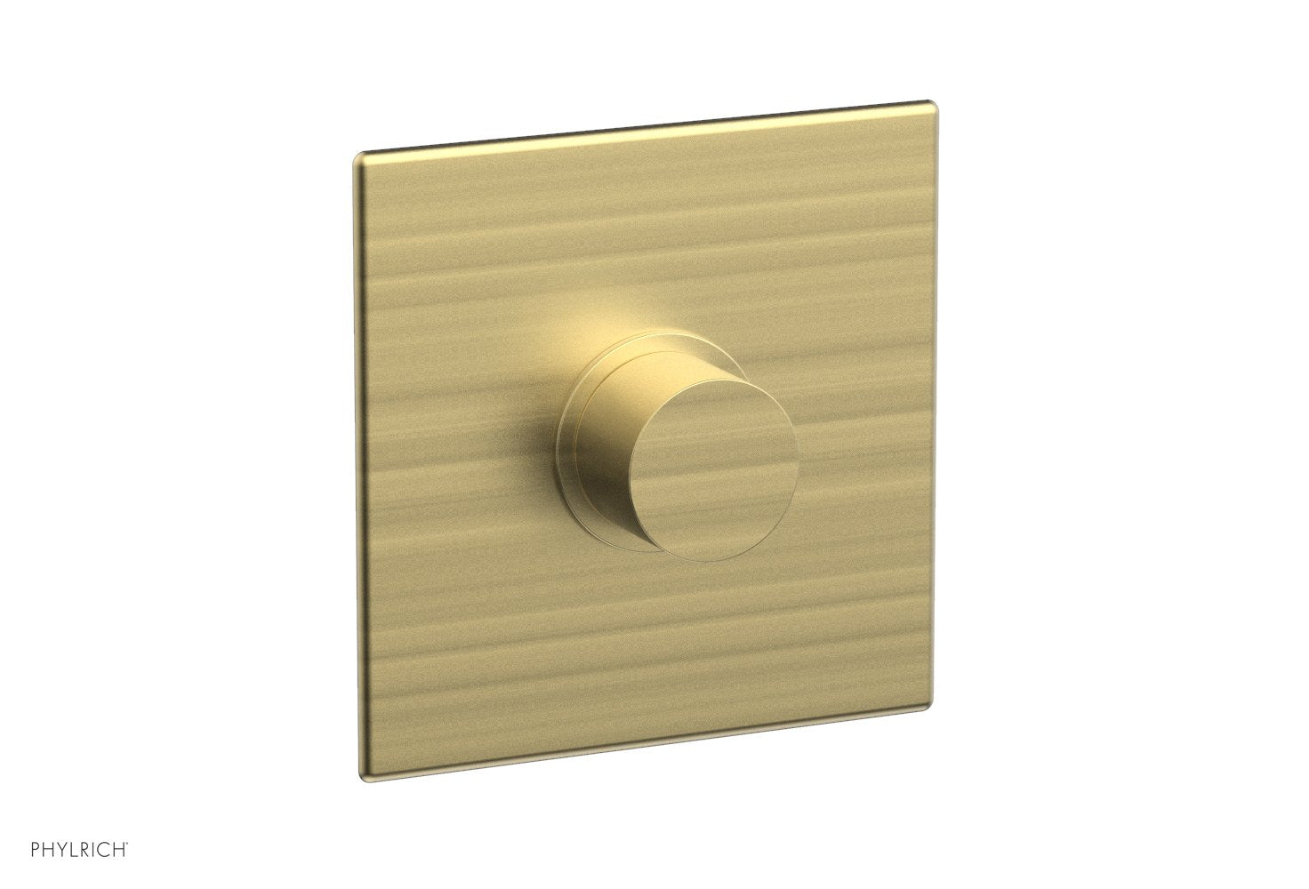 BASIC II 3/4 Thermostatic Square Shower Trim with Smooth Handle - Chrome Finish for Modern Bathrooms | Perfect for Home & Hotel Bathroom Renovations