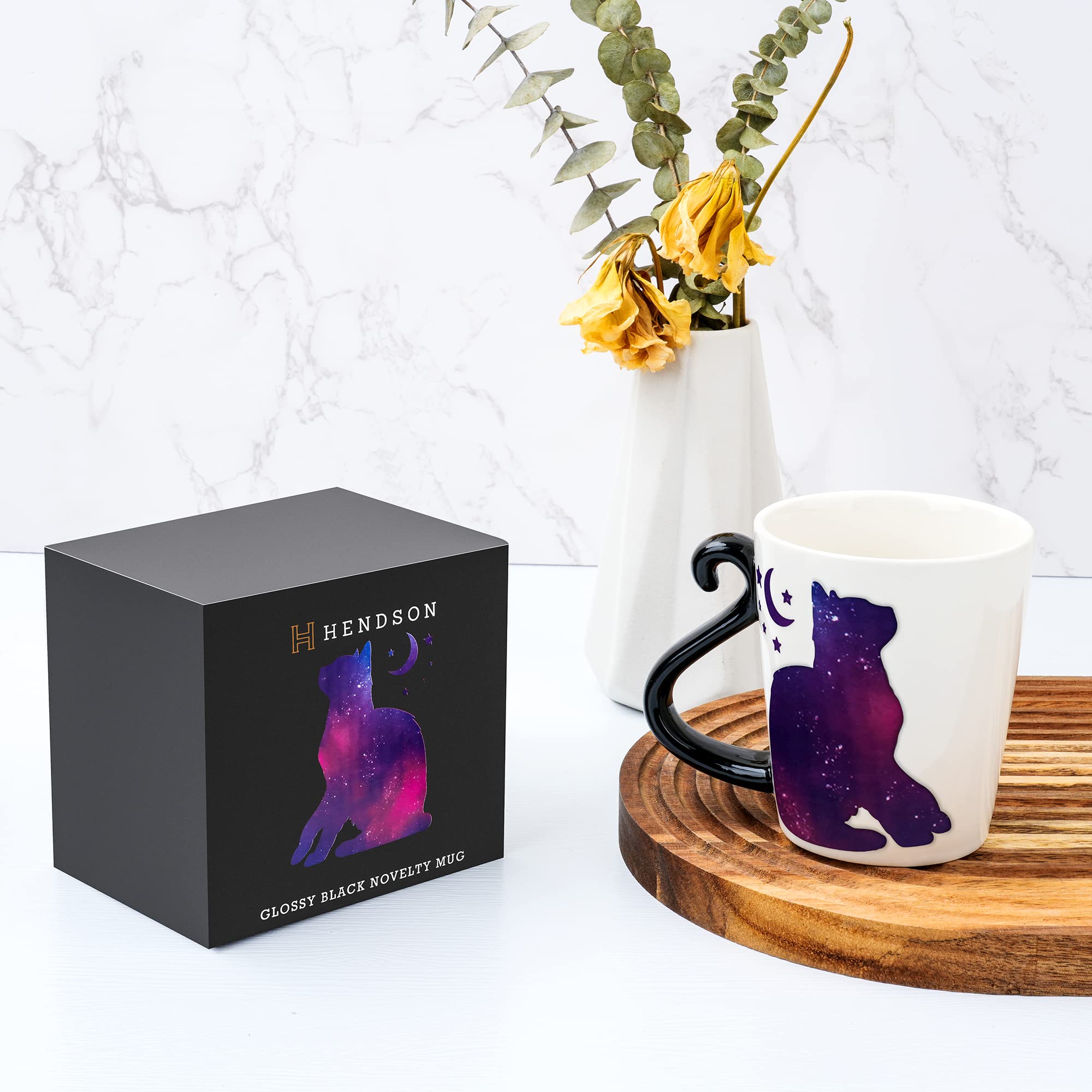 Thermo Color Changing Cat Coffee Mug - Funny Cat Lover Gift for Women, Mom, Wife, Sister, BFF - 12oz Ceramic Cup - Perfect for Birthday, Christmas, Office Gifts & Coffee Tea Lovers