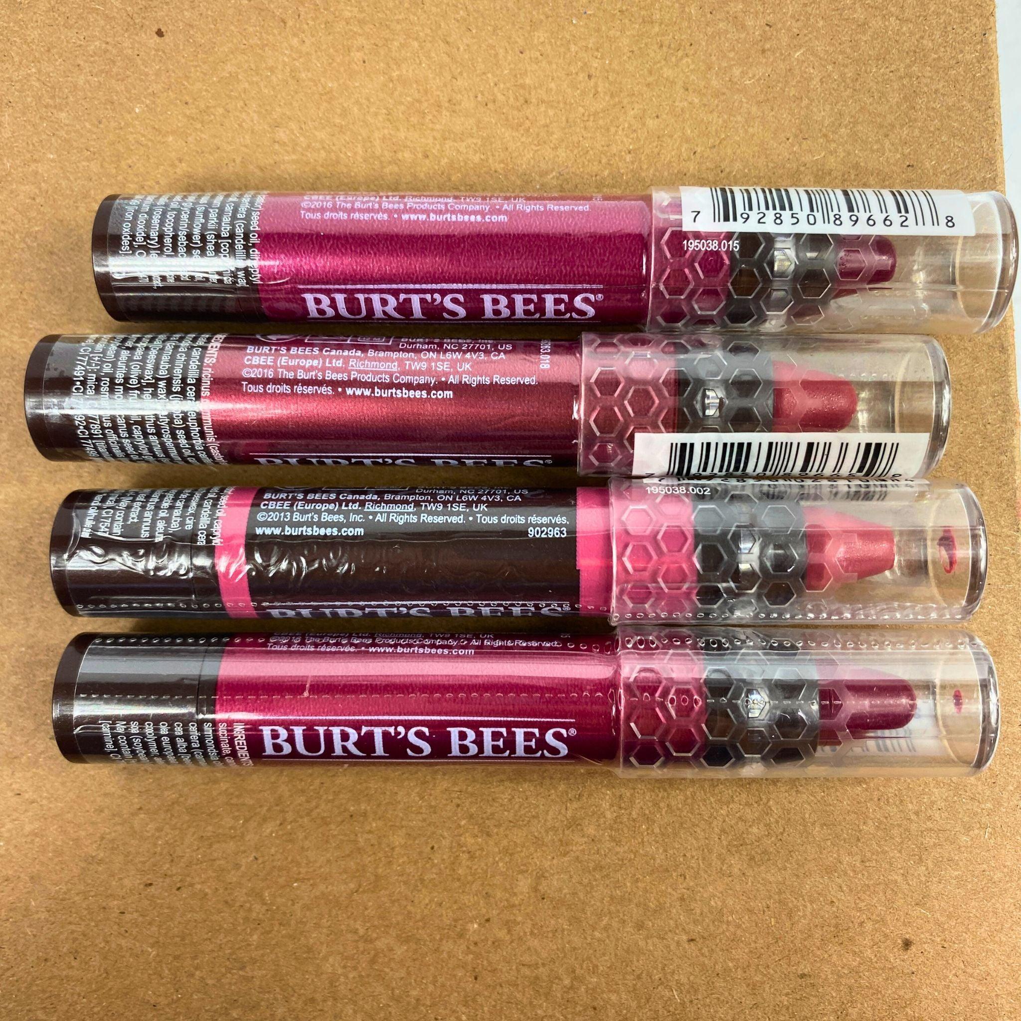 Burt's Bees Lip Crayon Set - 60 Pcs (0.11OZ Each) Natural Moisturizing Lip Color Assortment - Perfect for Daily Use, Gifts & Makeup Kits