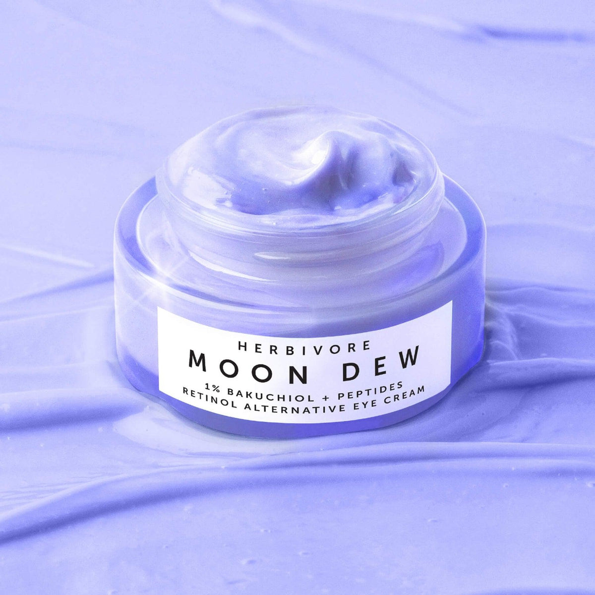 Moon Dew 1% Bakuchiol & Peptides Anti-Aging Eye Cream - Natural Retinol Alternative for Dark Circles & Wrinkles - Perfect for Nighttime Skincare Routine