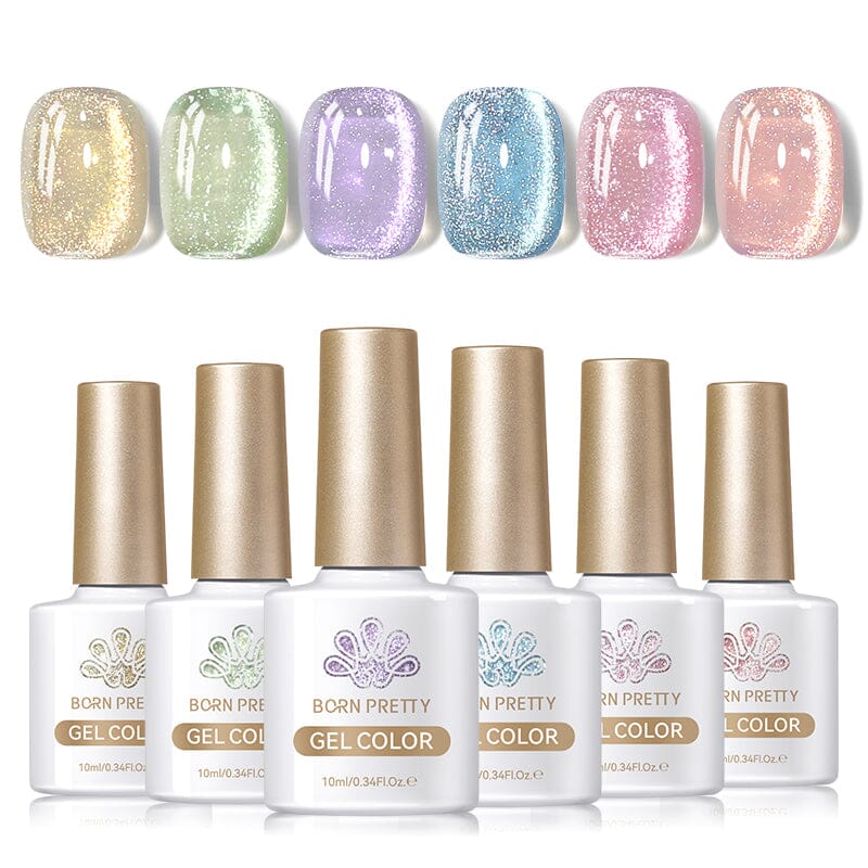 Light Flow Colored Cat Magnetic Gel Polish 10ml - Long Lasting UV LED Nail Art Polish for Manicures & Pedicures - Perfect for Salon, Home Use & Special Occasions