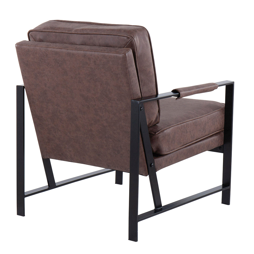 Franklin Arm Chair - Modern Comfortable Upholstered Lounge Chair for Living Room, Office, and Reading Nook - Perfect for Relaxing, Working, and Decorating Your Home