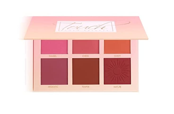 Miss Royale Professional 6-Color Touch Blush Palette - Creamy & Blendable Makeup Kit for Women & Teens - Perfect for Everyday Wear, Date Night & Special Occasions