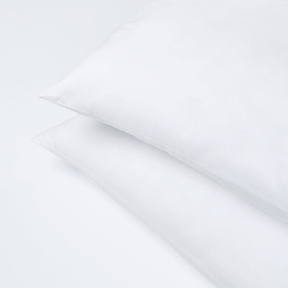 Ultra-Soft Microfiber Pillow Set of 2 - Hypoallergenic & Breathable Bed Pillows for Side, Back and Stomach Sleepers - Perfect for Home, Office or Travel Use