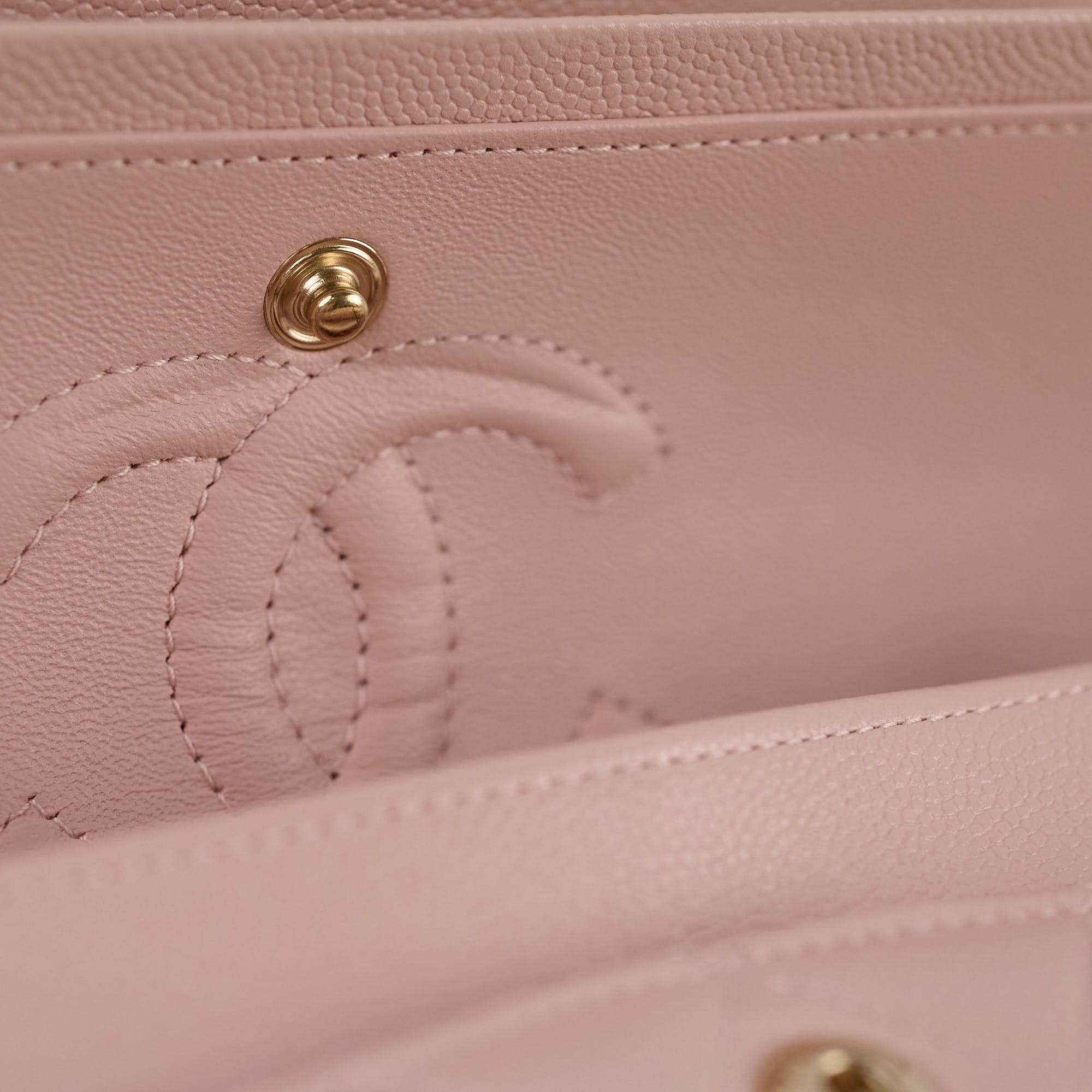 Chanel Small Classic Double Flap Bag in Rose Clair Caviar Leather - Perfect for Date Night & Special Occasions