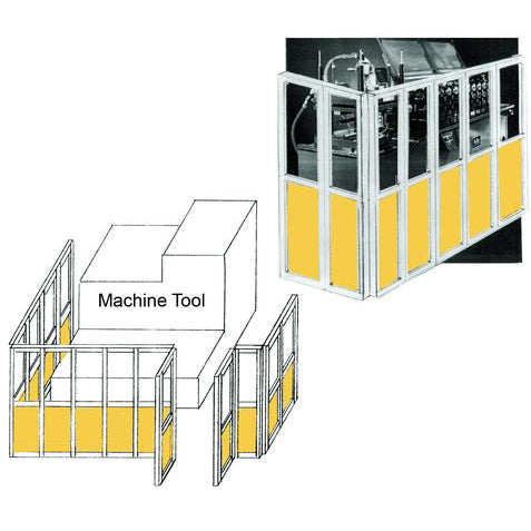 4-Panel Panelguard™ Set - Durable & Lightweight Safety Barrier for Construction Sites, Warehouses, and Crowd Control