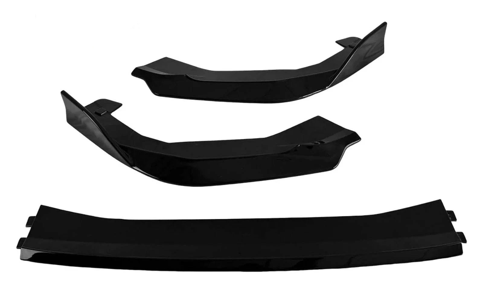 IKON MOTORSPORTS Gloss Black ABS Front Bumper Lip for 2022-2025 Subaru WRX | D-Style Design | Enhanced Aerodynamics & Sporty Look | Perfect for Street Racing & Car Shows
