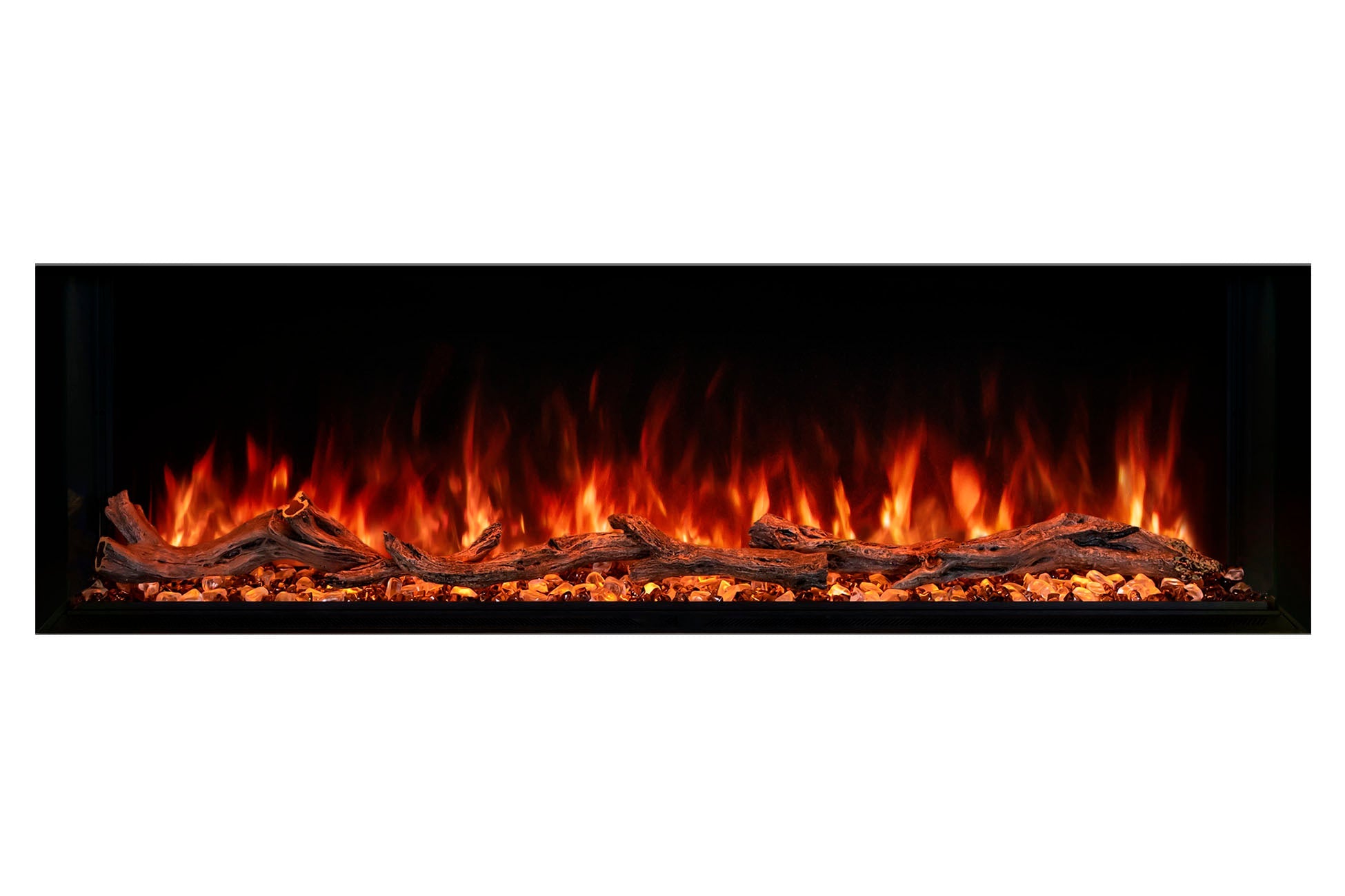 Modern Flames Landscape Pro Multi 56-Inch 3-Sided/2-Sided Built-In Electric Fireplace - Perfect for Living Rooms, Bedrooms & Home Theater Spaces