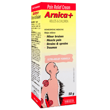 Homeocan Arnica Pain Relief Cream 50g - Natural Muscle & Joint Pain Relief for Athletes, Arthritis & Post-Workout Recovery