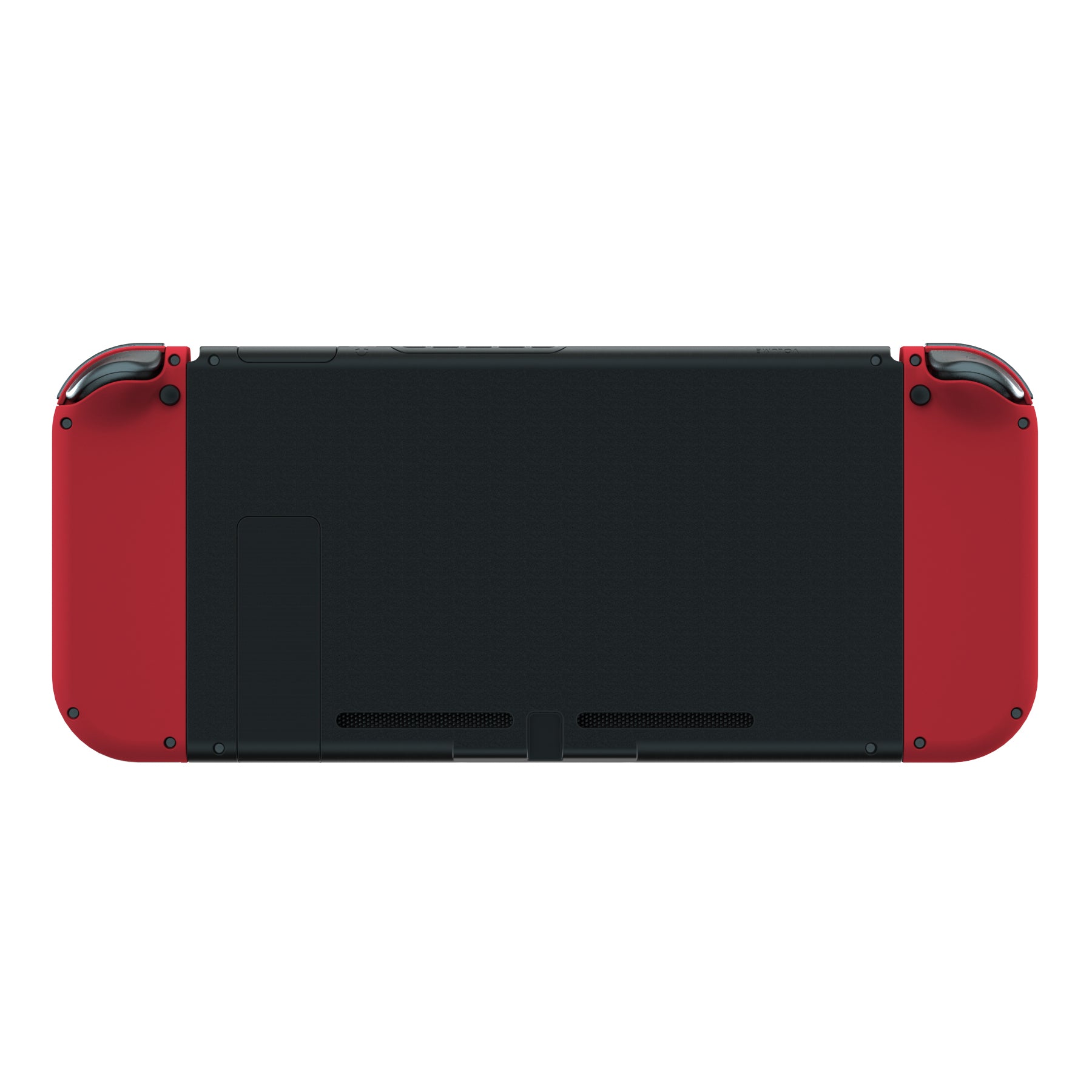 eXtremeRate Soft Touch Grip Passion Red Joycon Controller Shell with Colorful Buttons - DIY Replacement Housing for Nintendo Switch JoyCon & OLED JoyCon (Console Not Included) | Perfect for Gaming, Customization & Repair